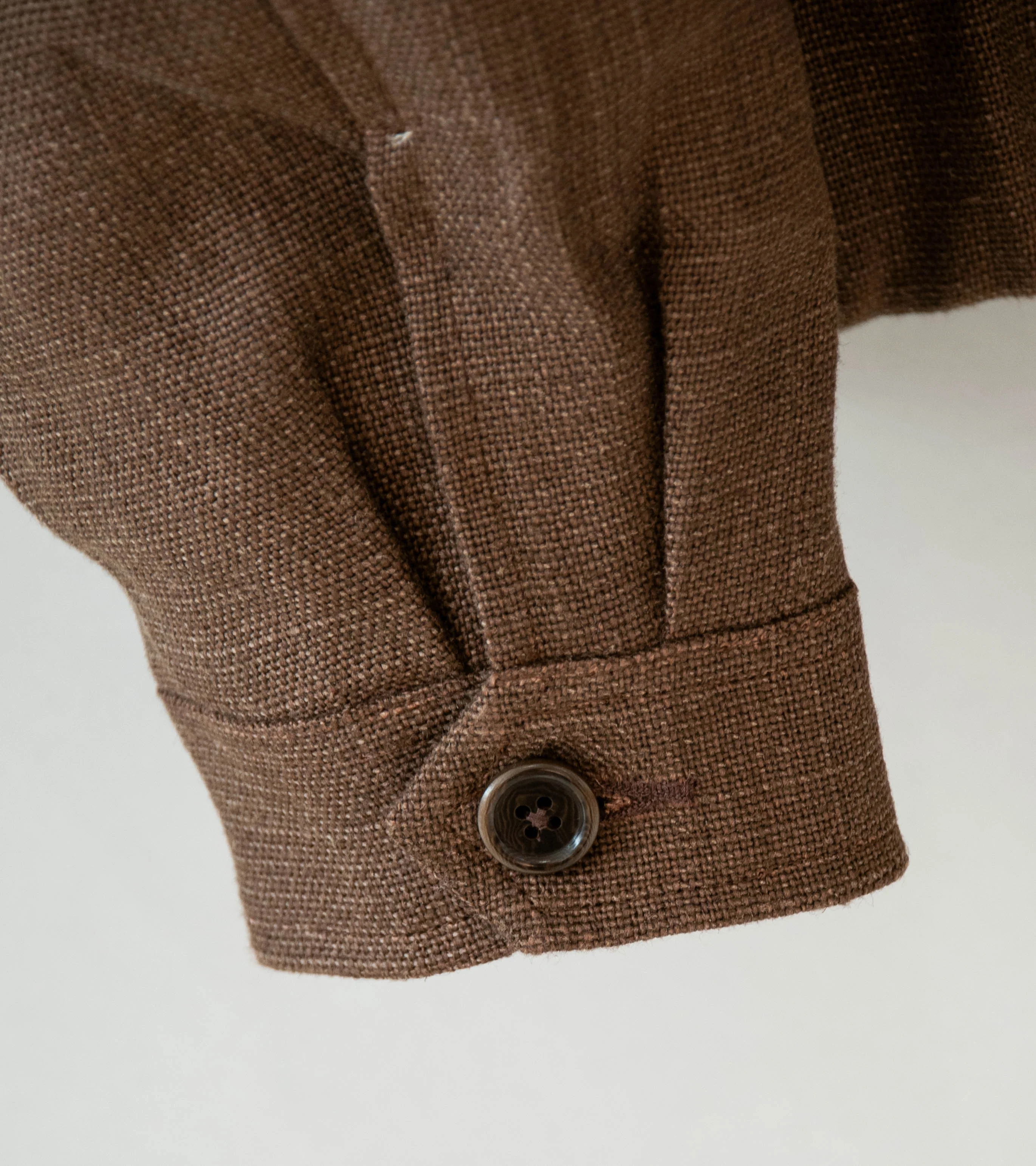 James Coward 'Machine Jacket' (Brown Belgian Linen) - Image 6