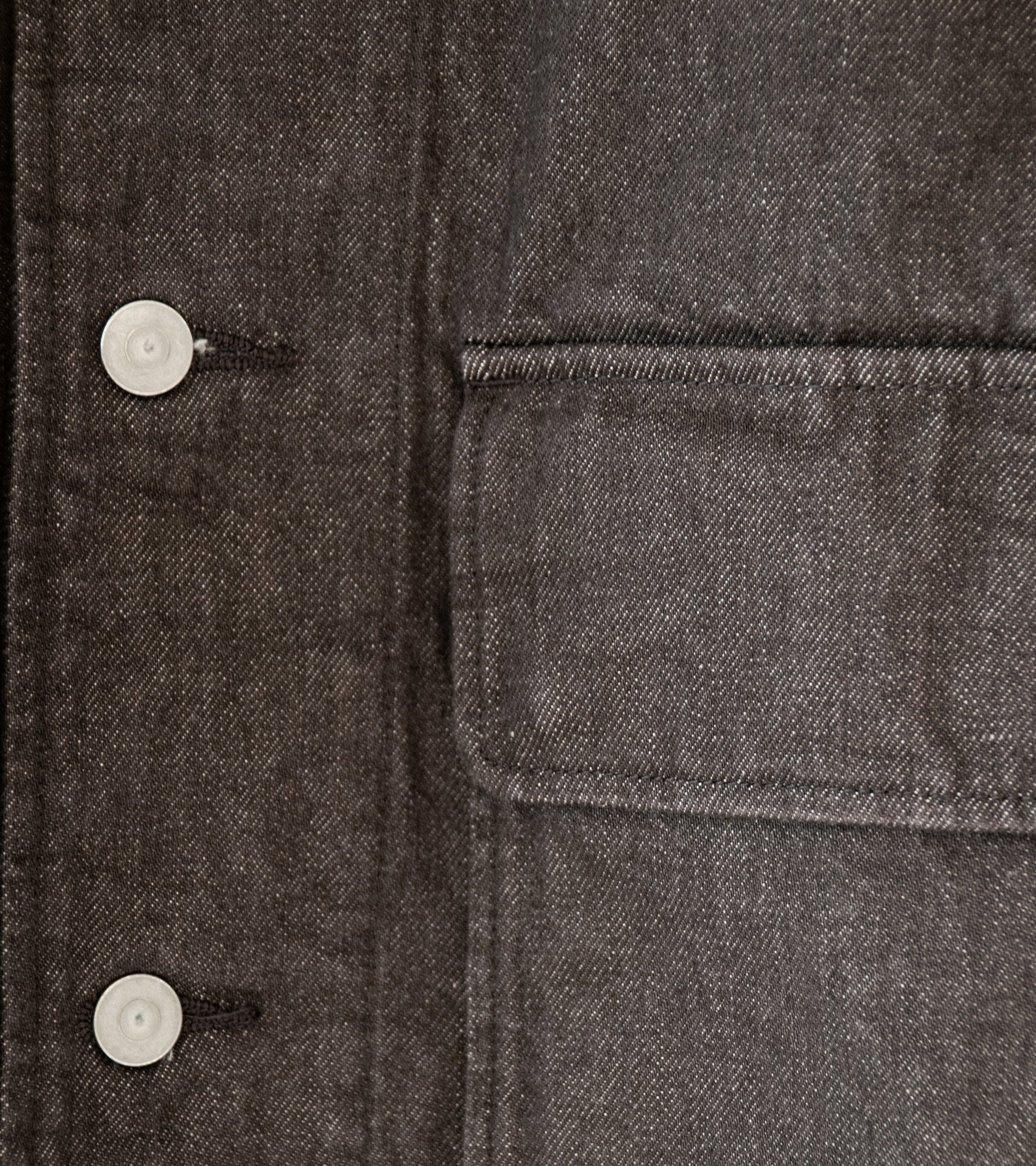 James Coward 'Replica Jacket' (Brown 13.5oz Rope Dyed Denim) - Image 4