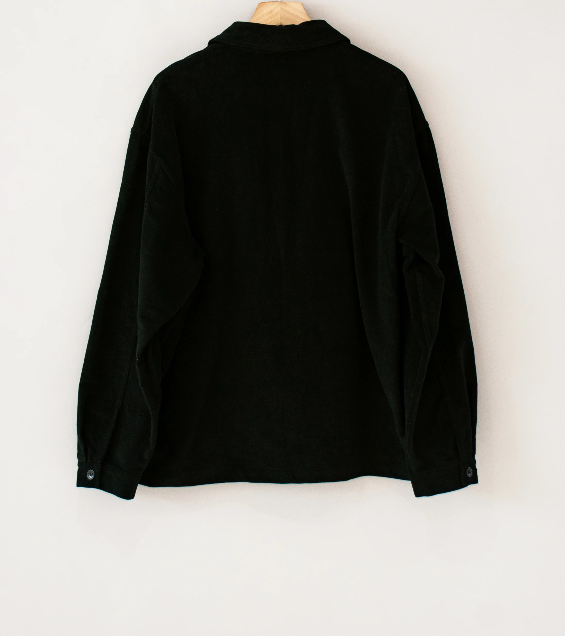 James Coward 'Signal Shirt' (Black Moleskin) - Image 5