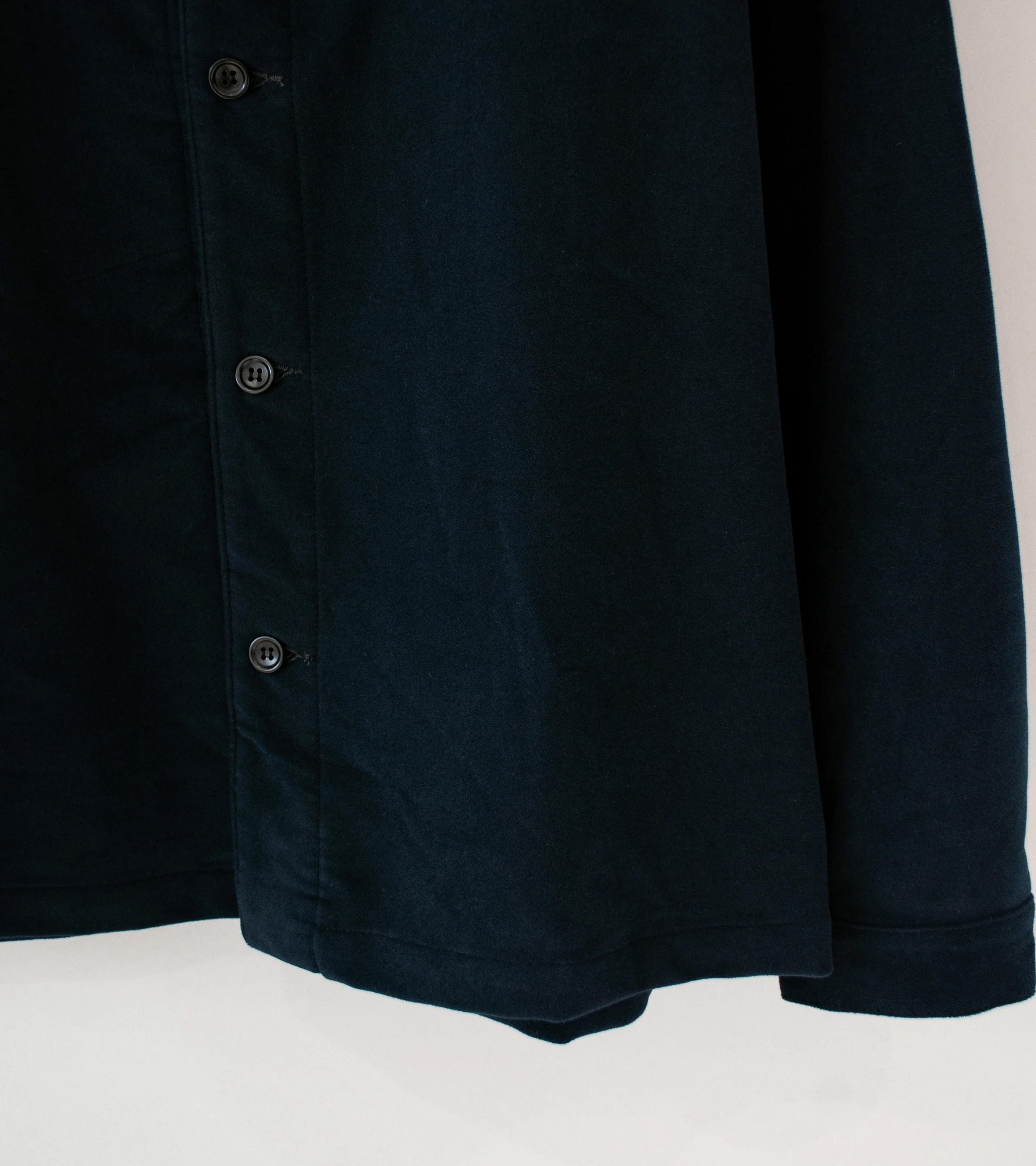 James Coward 'Signal Shirt' (Dark Navy Moleskin) - Image 3