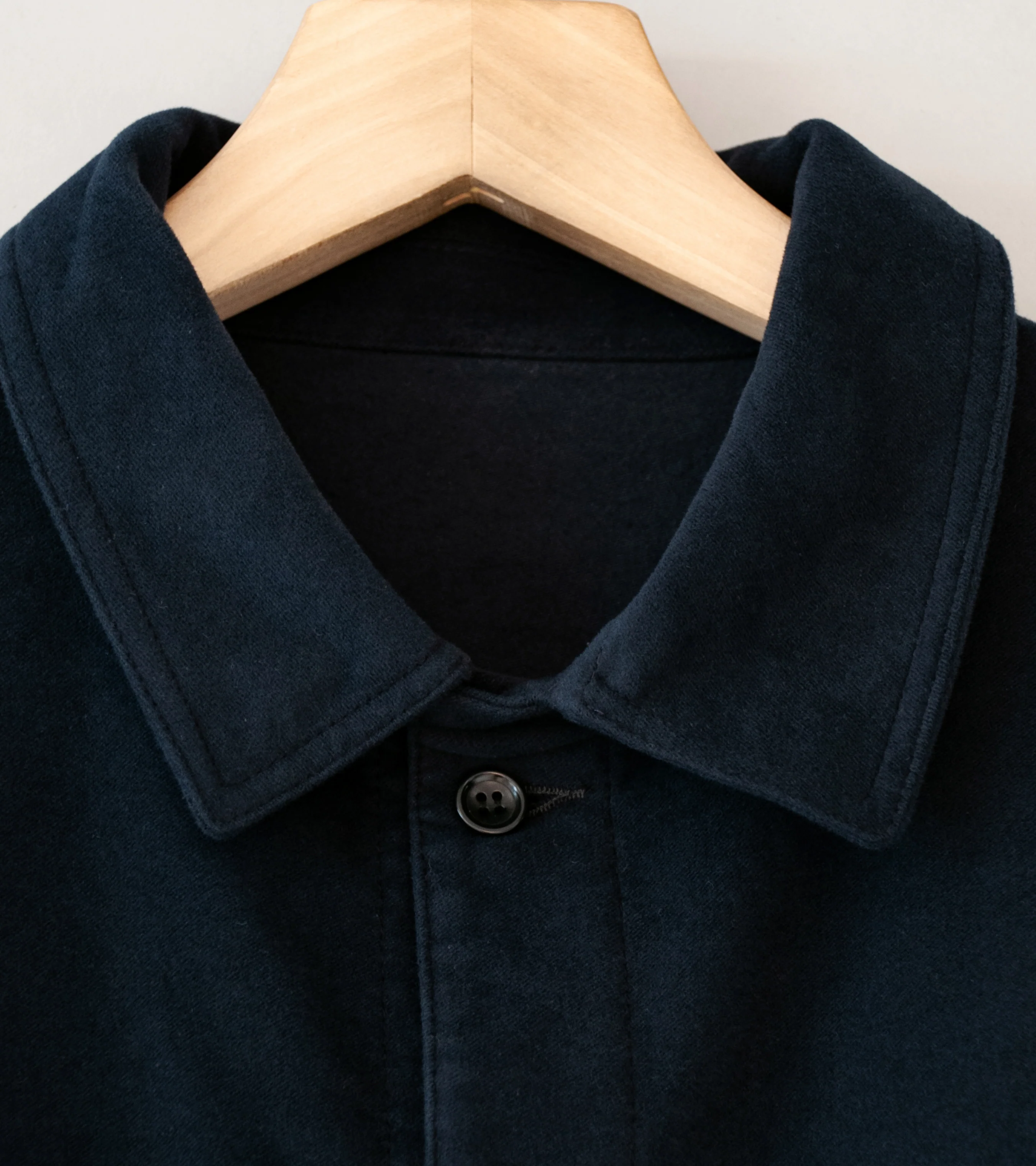 James Coward 'Signal Shirt' (Dark Navy Moleskin) - Image 4