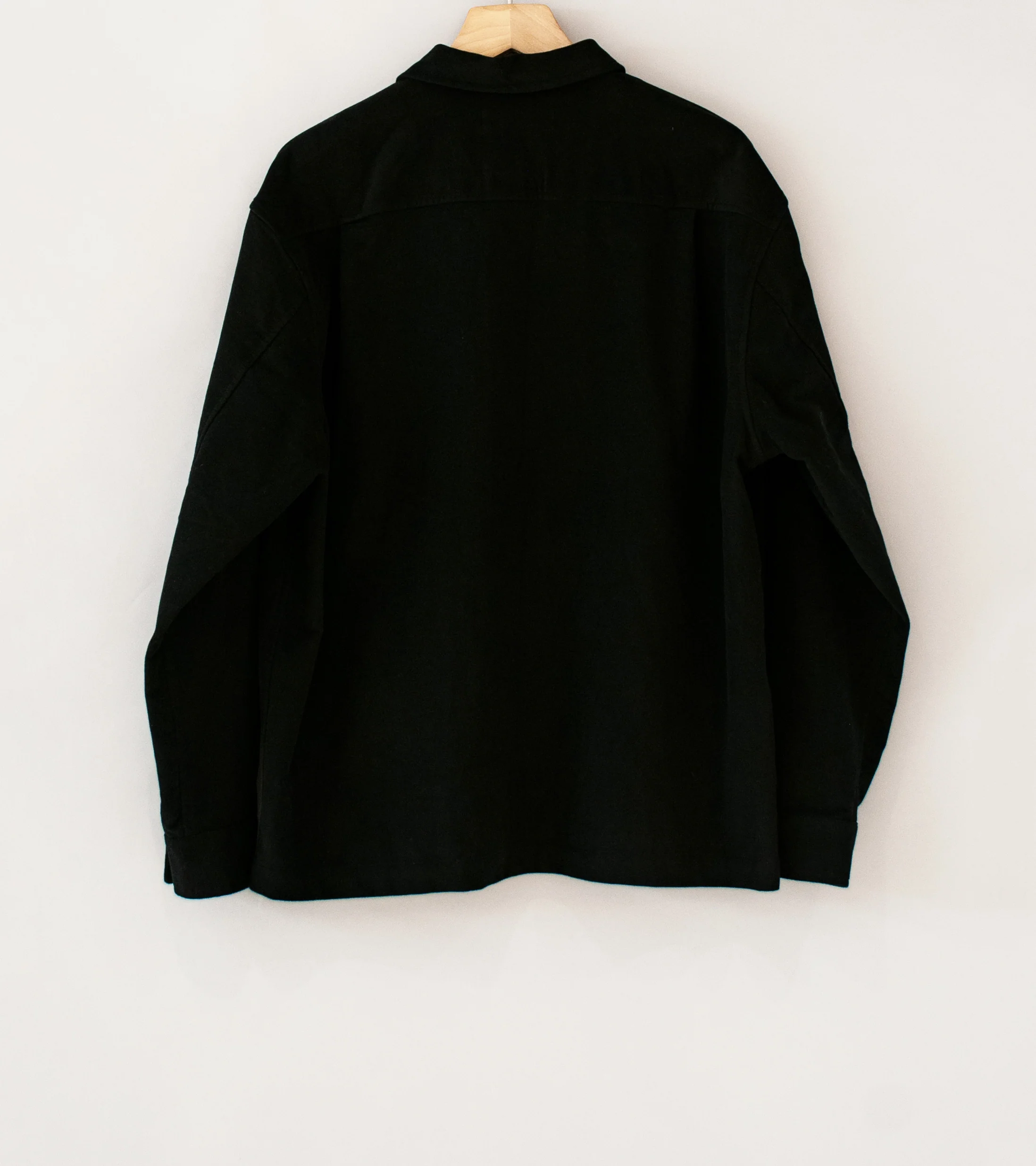 James Coward 'Travail Shirt' (Black Moleskin) - Image 6