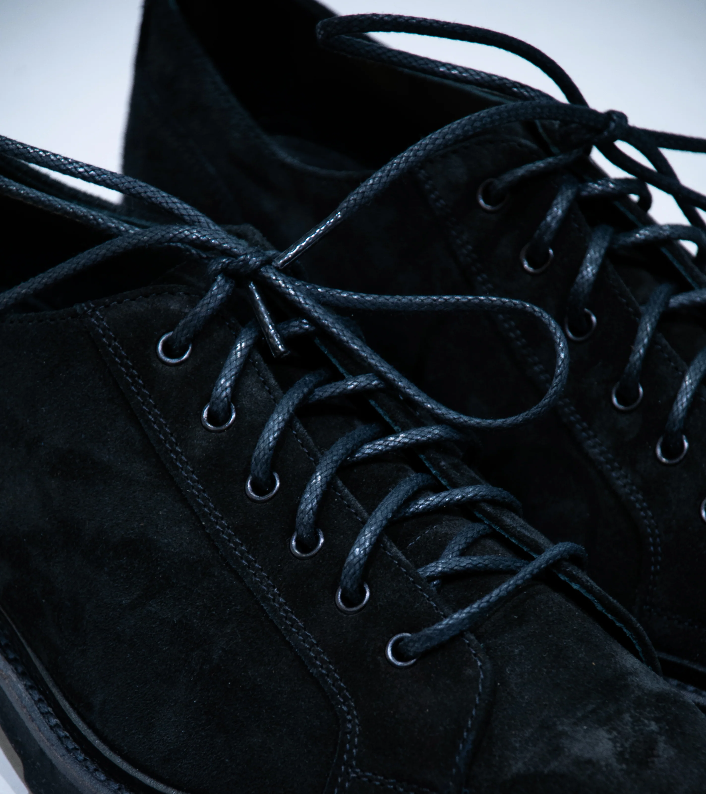 James Coward 'Trickers Monkey Shoe' (Black Repello Suede) - Image 3