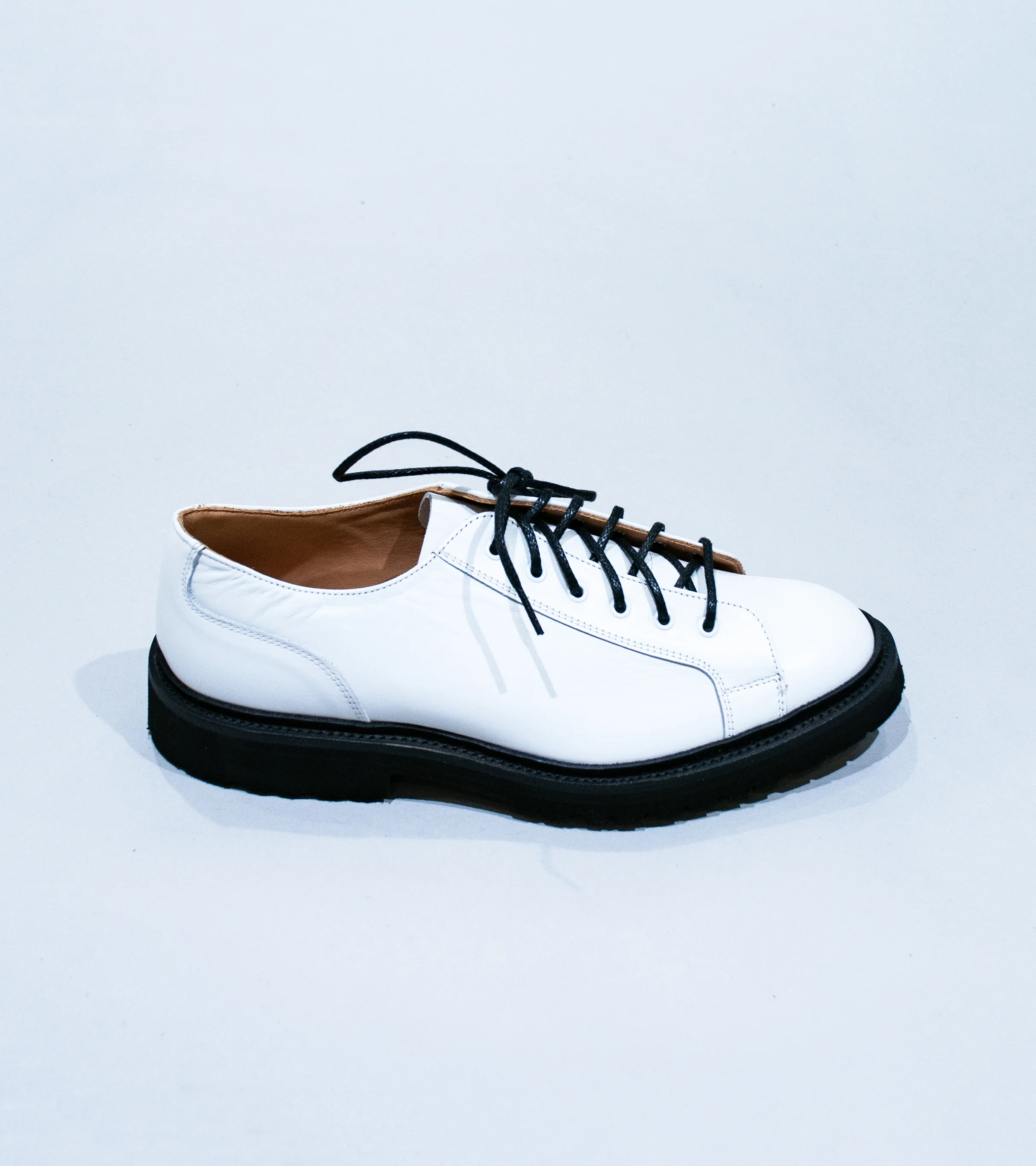 James Coward 'Trickers Monkey Shoe' (White Calf Leather) - Image 4