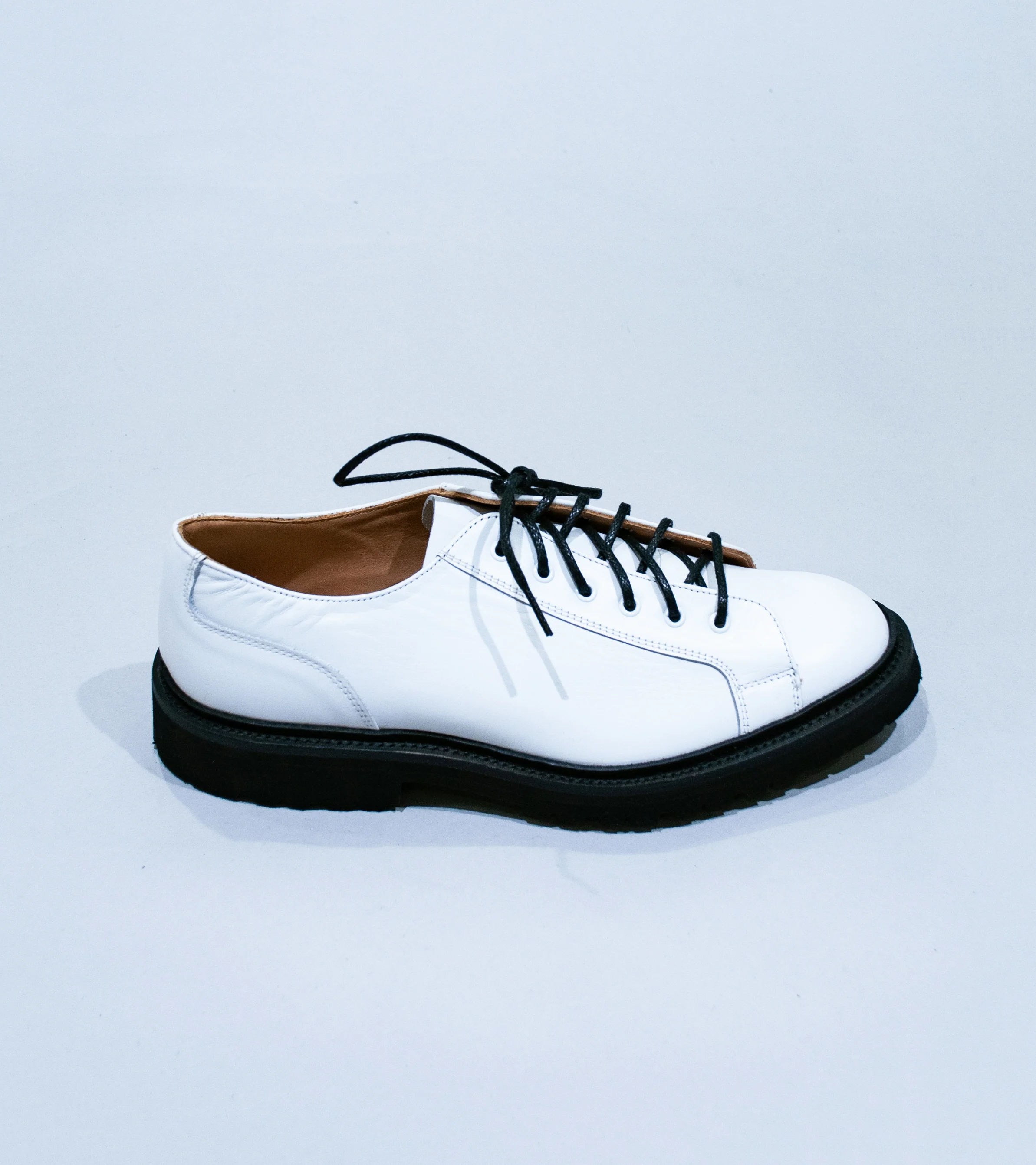 James Coward 'Trickers Monkey Shoe' (White Calf Leather) - Image 5