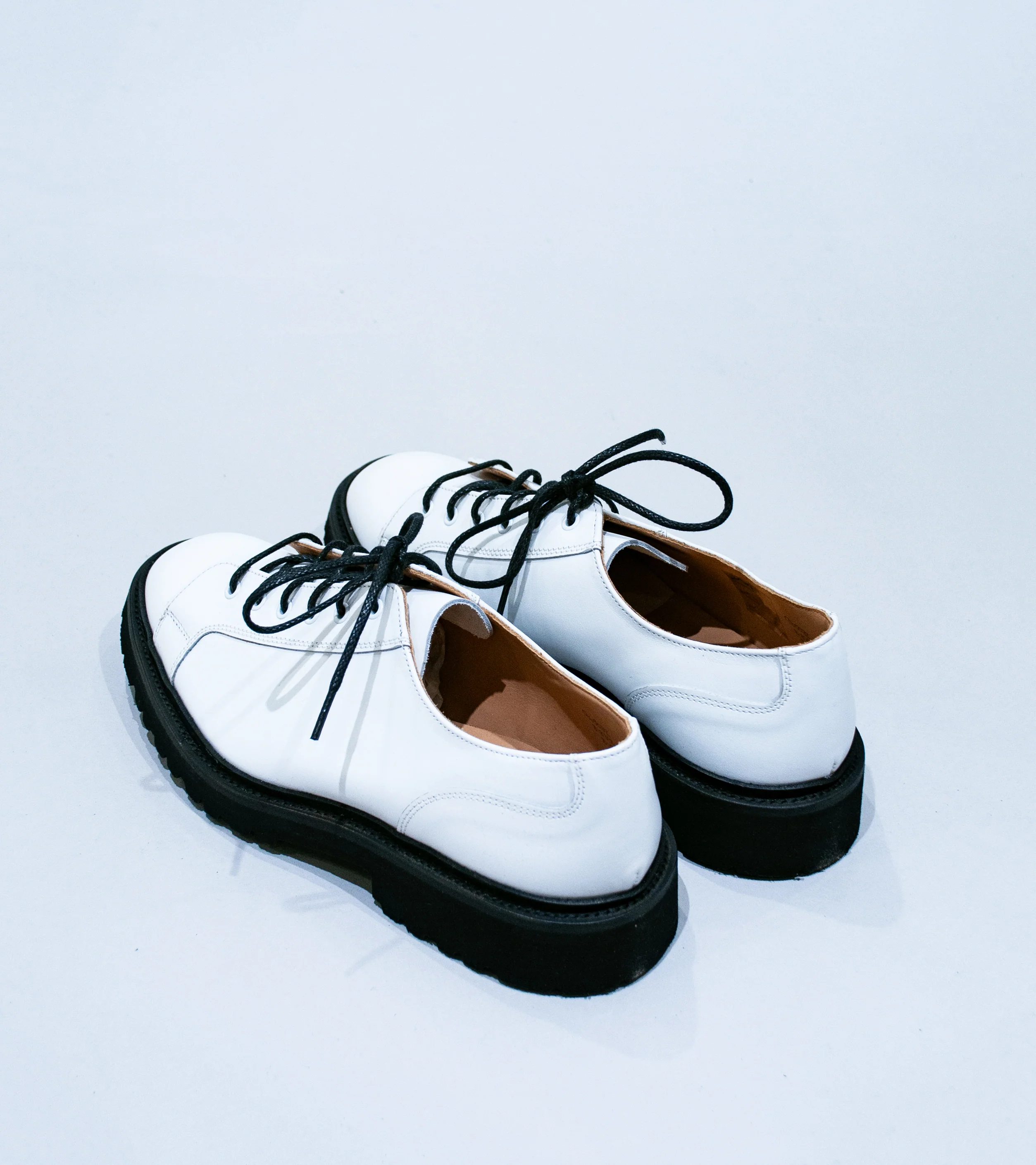 James Coward 'Trickers Monkey Shoe' (White Calf Leather) - Image 7