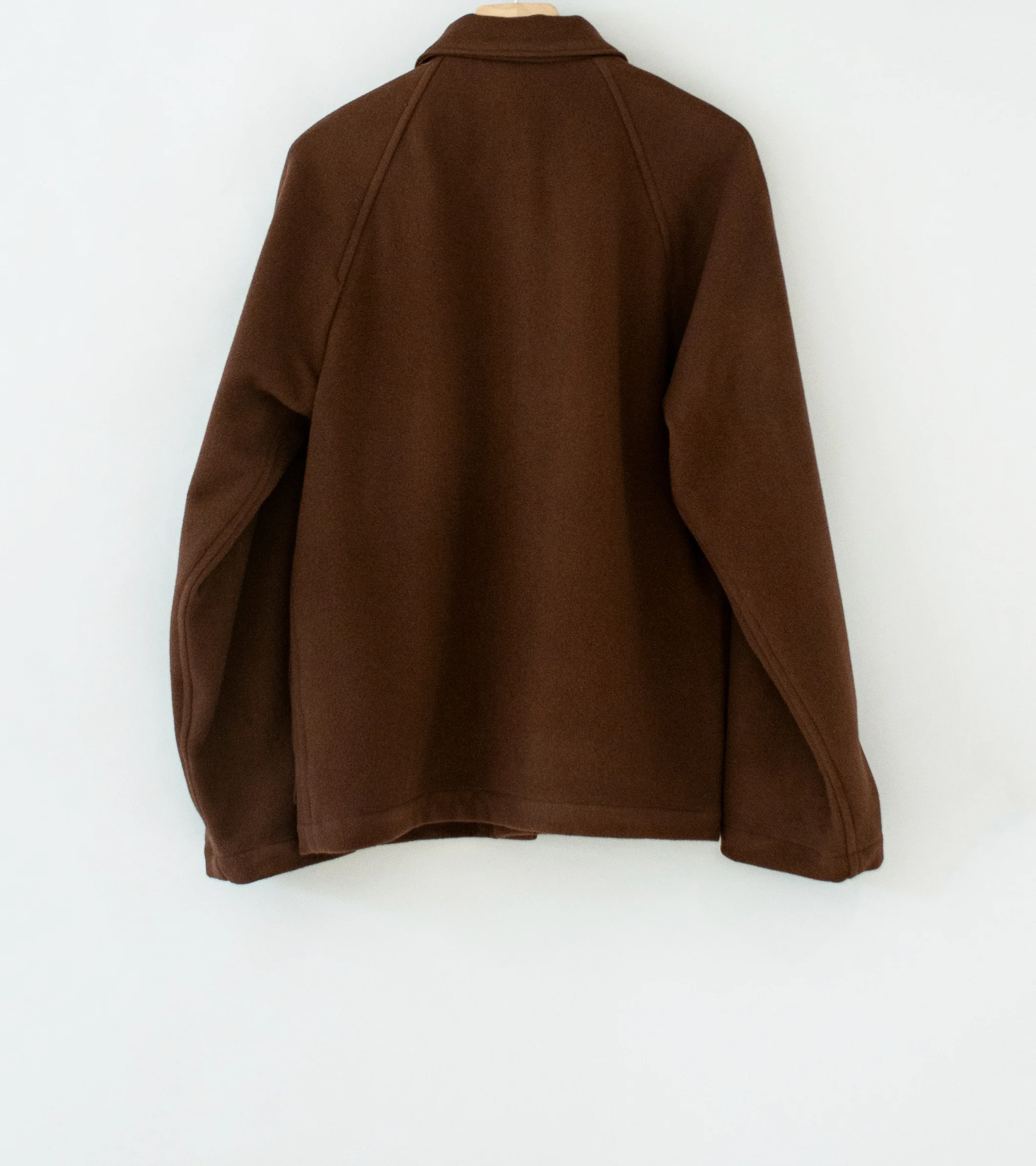 James Coward 'Workshop Coat' (Brown Wool Flannel) - Image 7