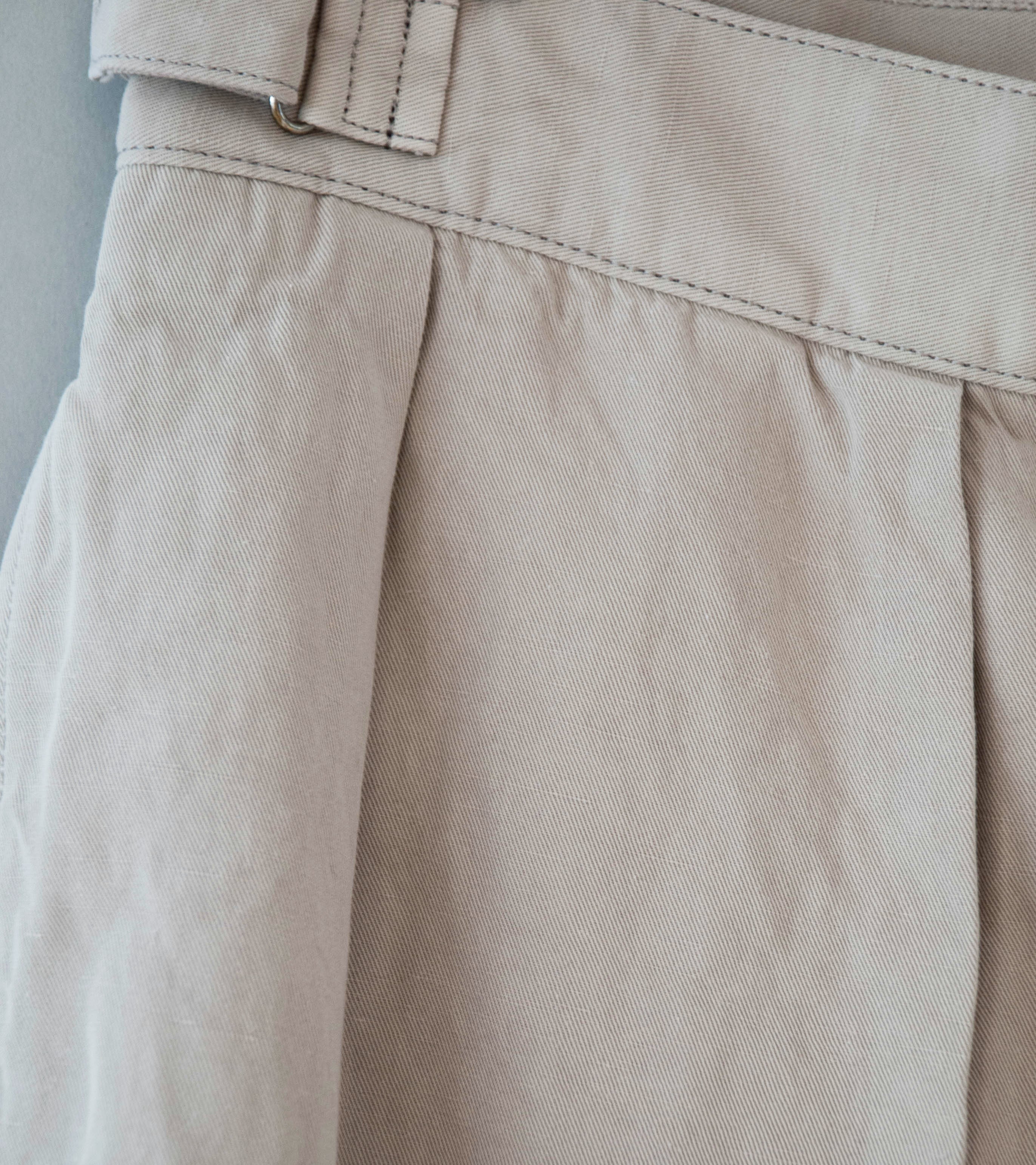 Lady White Co 'Kaptain Sunshine Cotton Linen Short' (Taupe) - Image 3