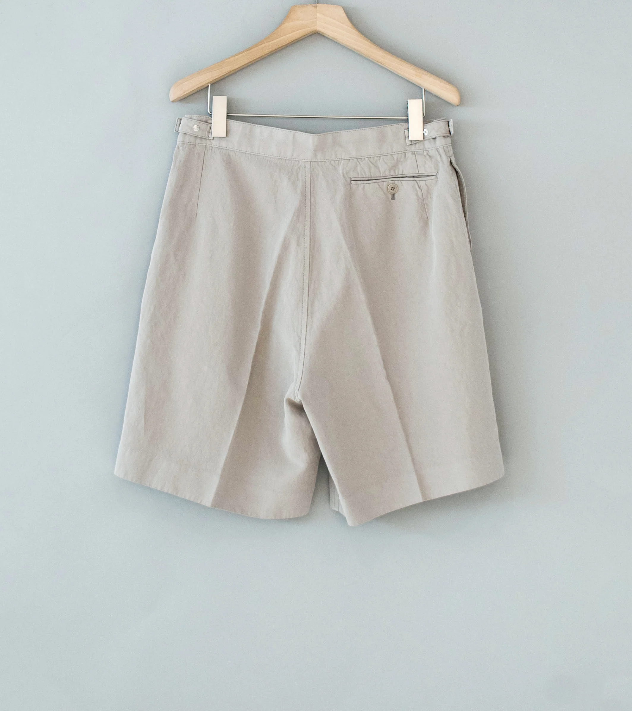 Lady White Co 'Kaptain Sunshine Cotton Linen Short' (Taupe) - Image 4
