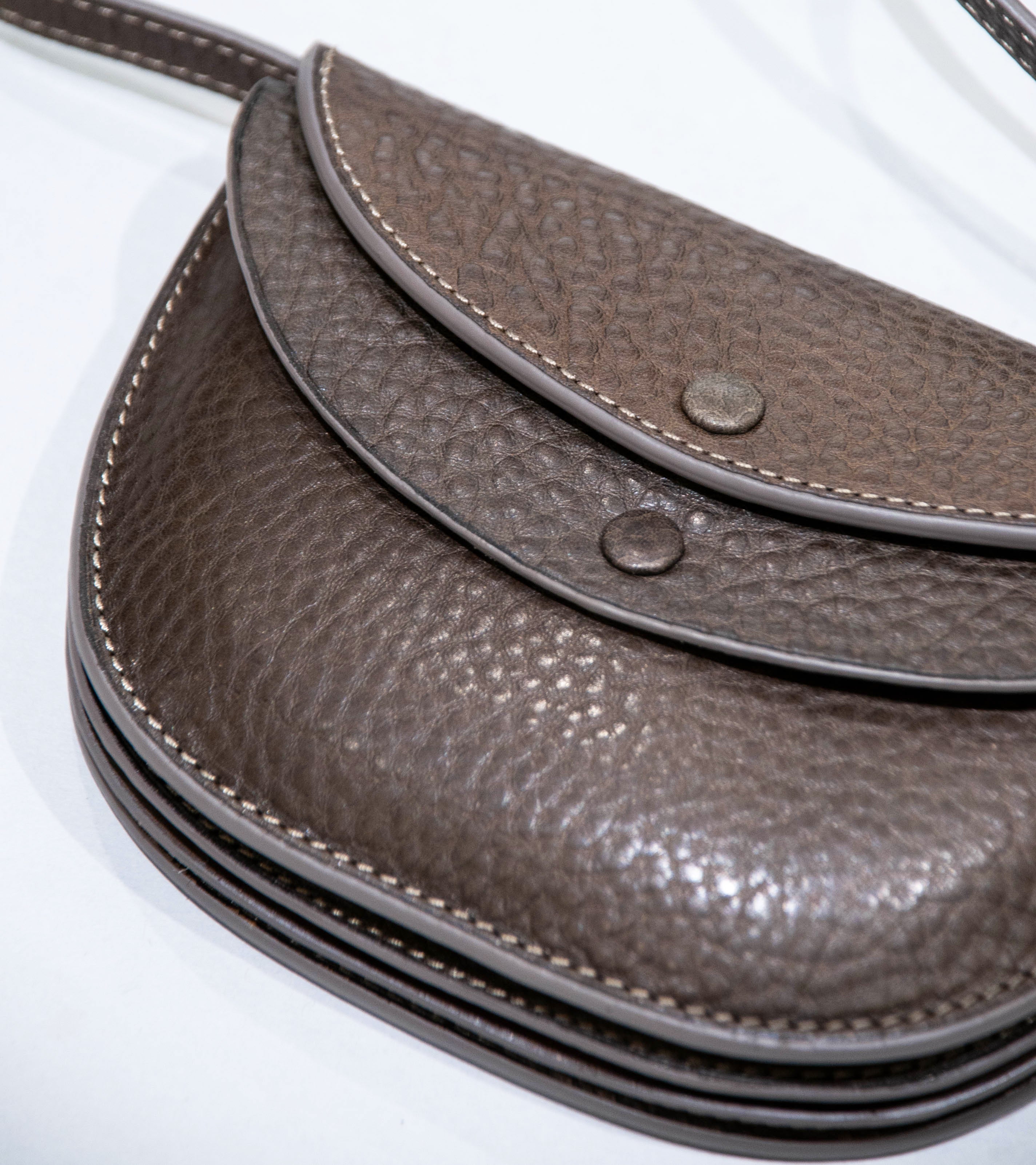 Lady White Co 'Kaptain Sunshine Leather Pouch' (Brown Pebble) - Image 3
