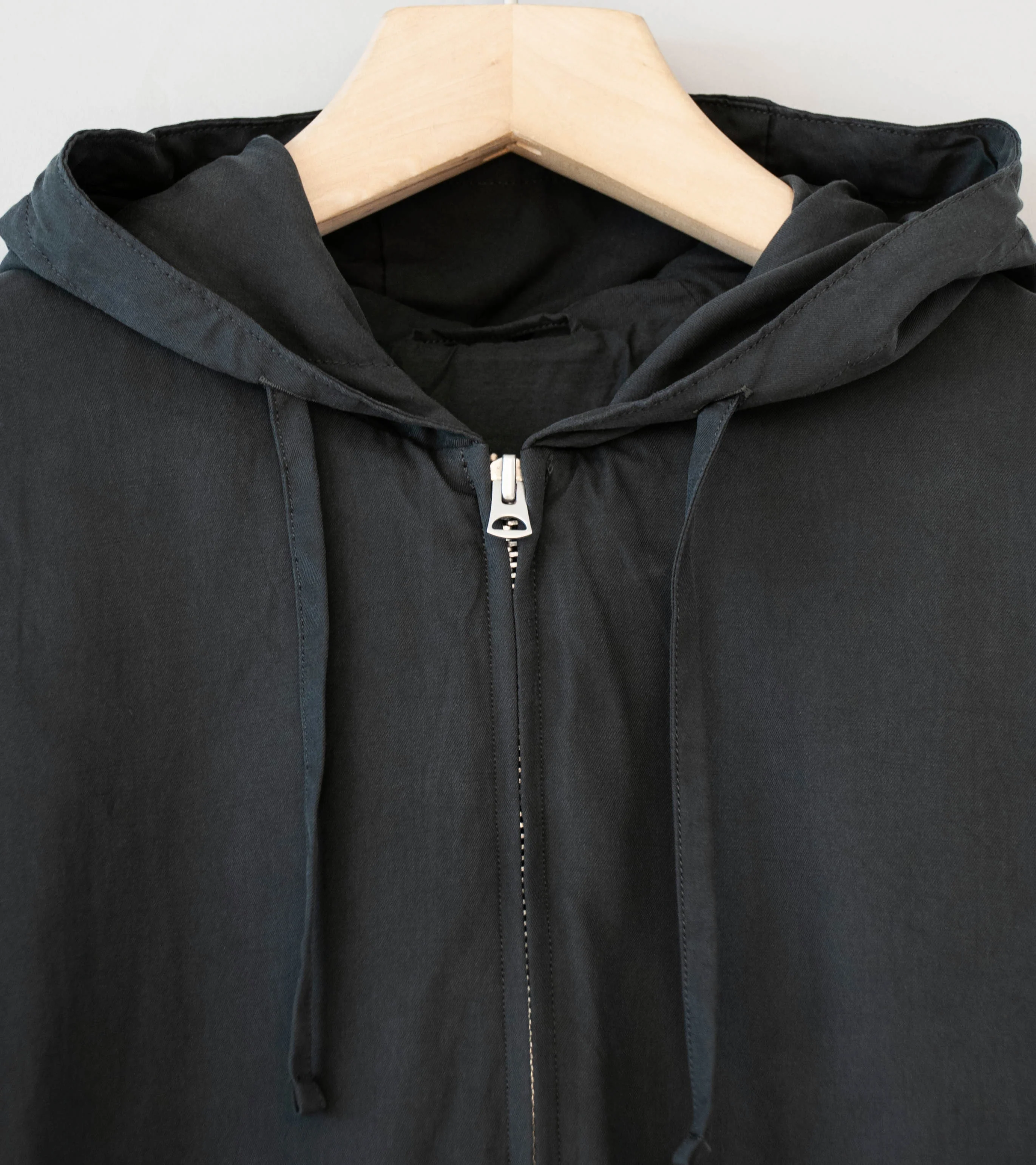 Lady White Co 'Kaptain Sunshine Silk Zip Jacket' (Faded Black) - Image 6