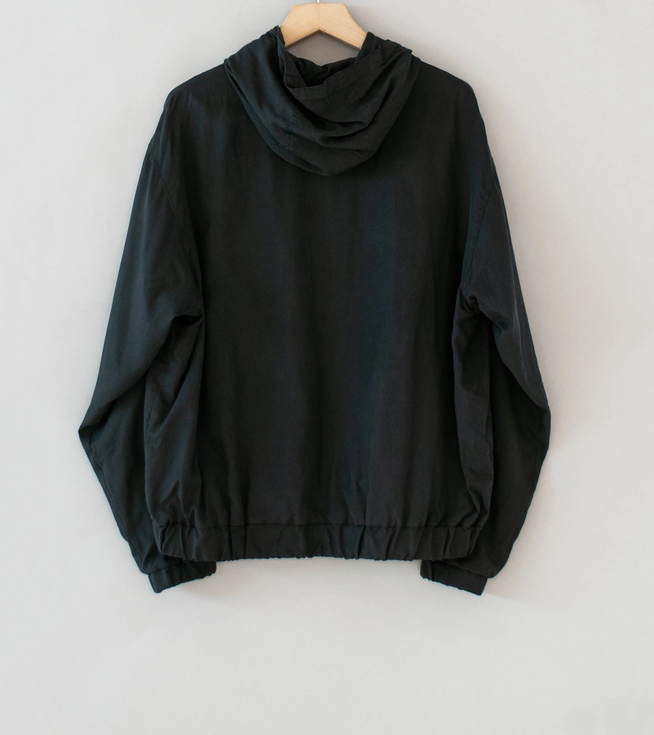 Lady White Co 'Kaptain Sunshine Silk Zip Jacket' (Faded Black) - Image 7