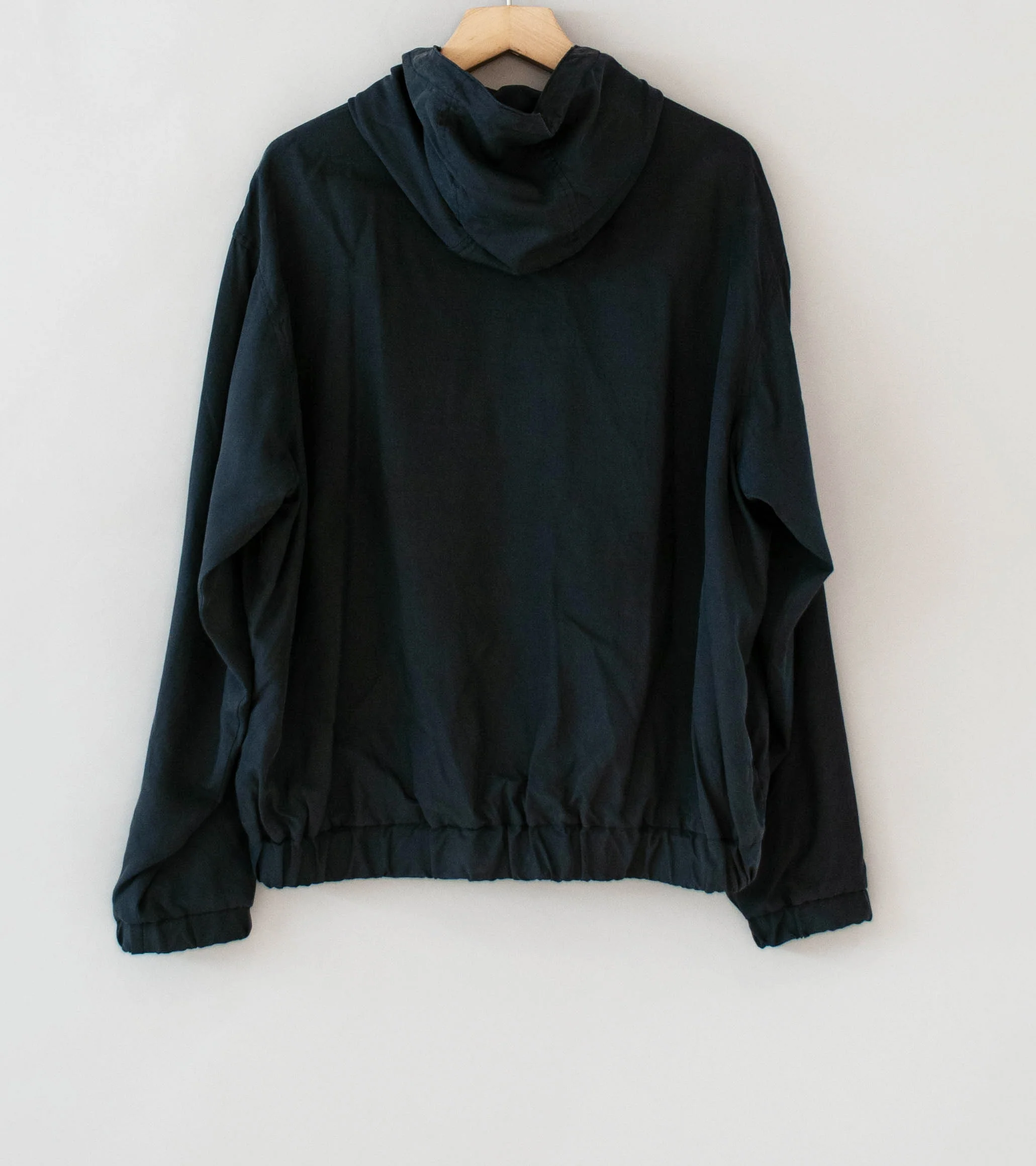 Lady White Co 'Kaptain Sunshine Silk Zip Jacket' (Navy) - Image 7