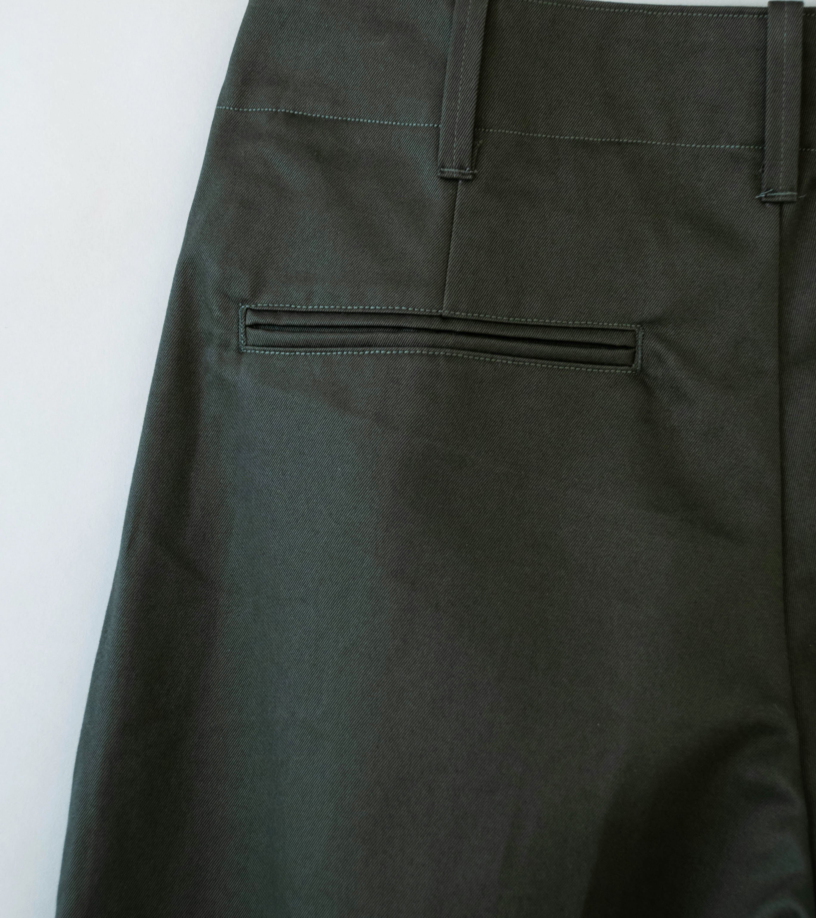 Lady White Co 'Twill Trouser' (Black Olive) - Image 5