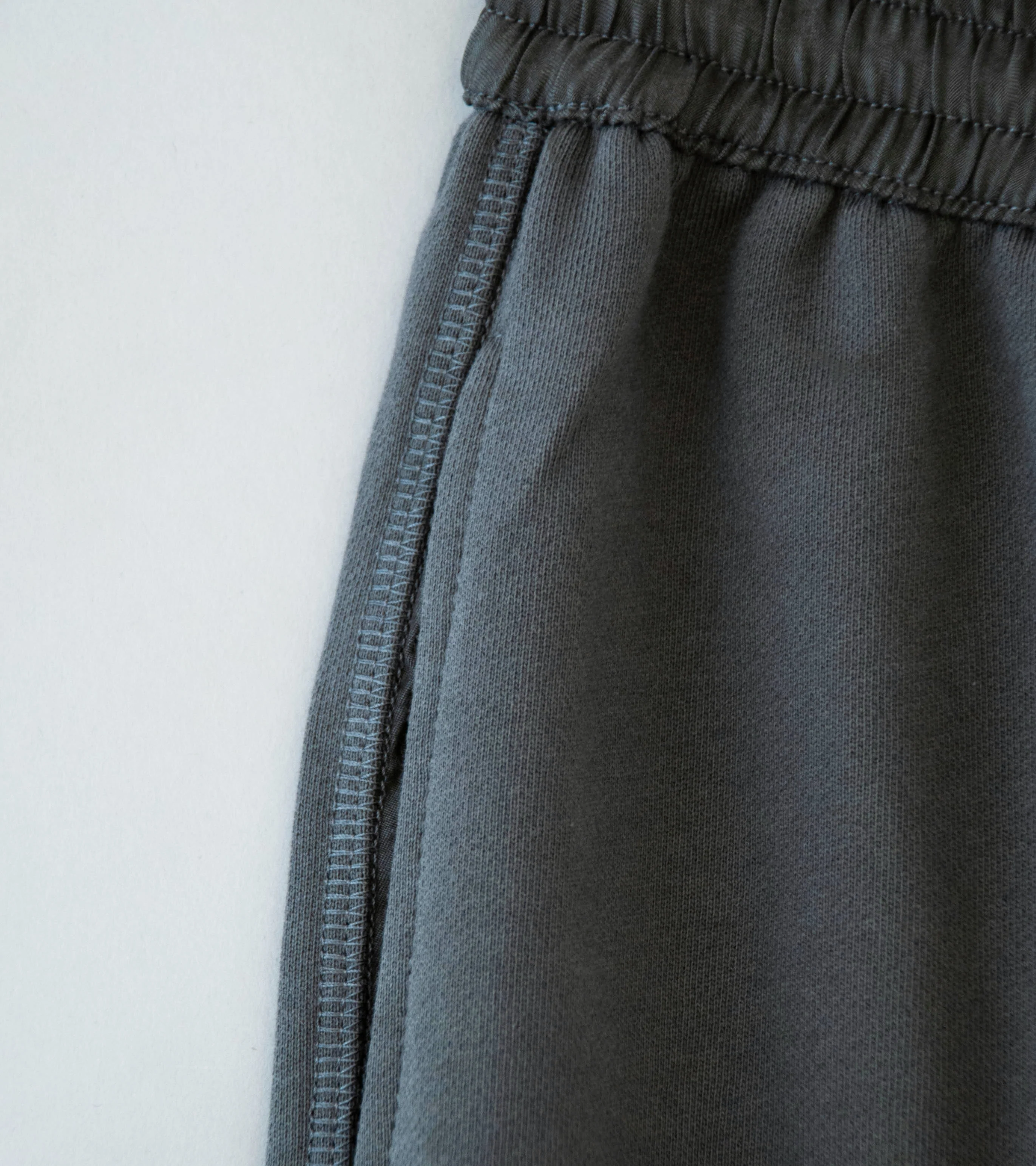 Lady White Co 'Woven WB Sweatpant' (Pewter) - Image 3