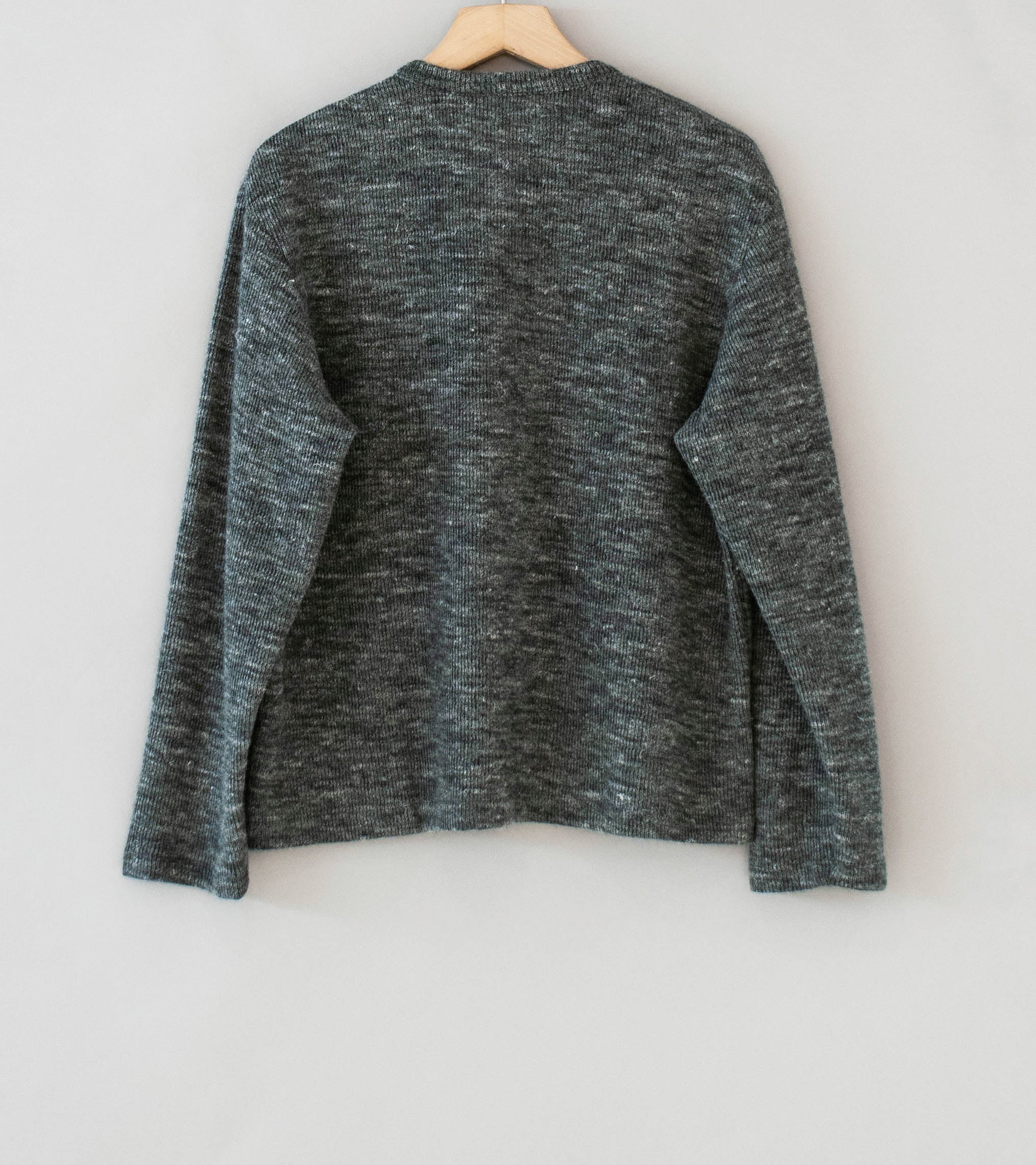 Lady White Co 'Zip Crewneck' (Charcoal Melange) - Image 6
