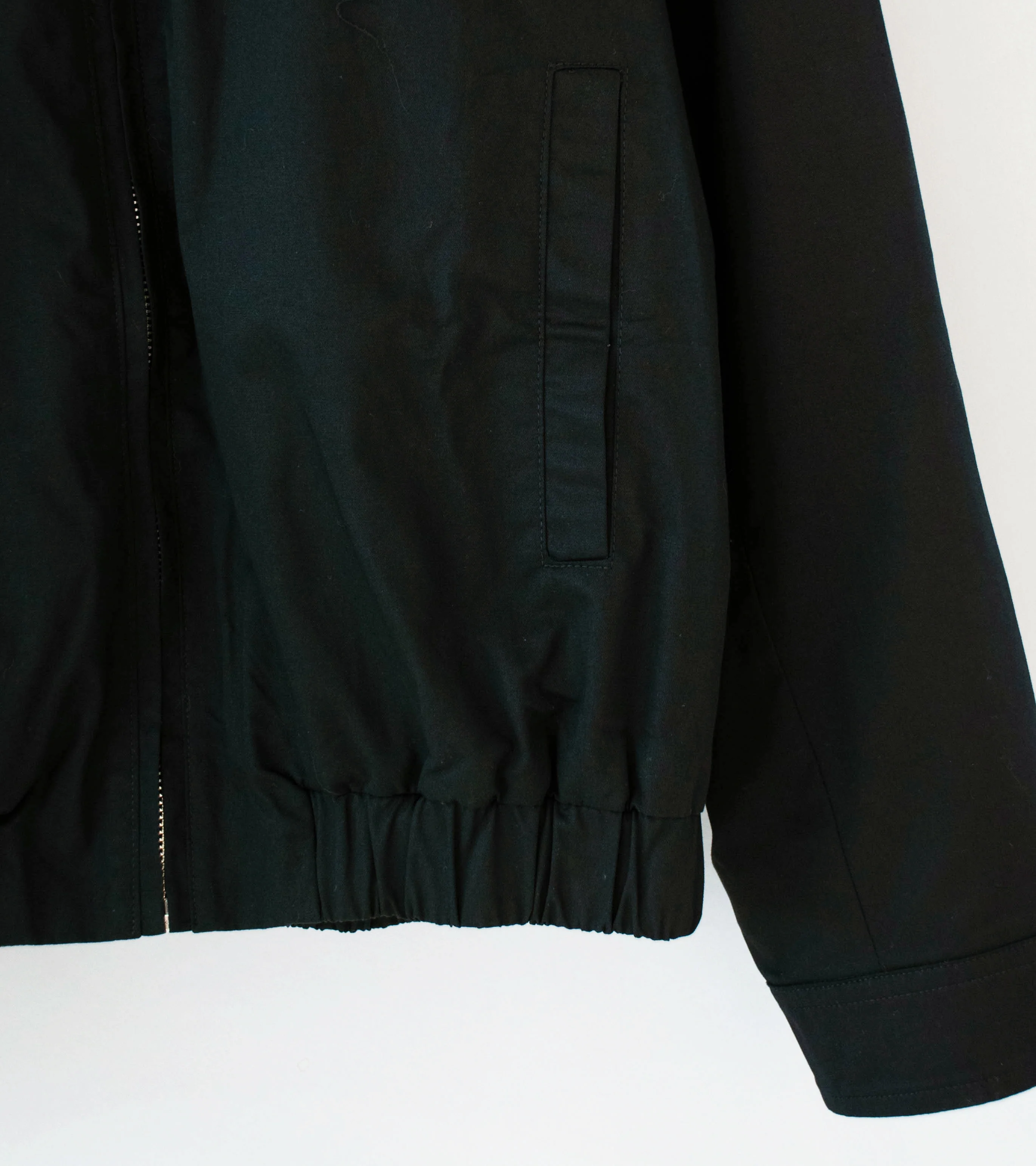 LII 'Cropped Jacket With Back Flap' (Black) - Image 3