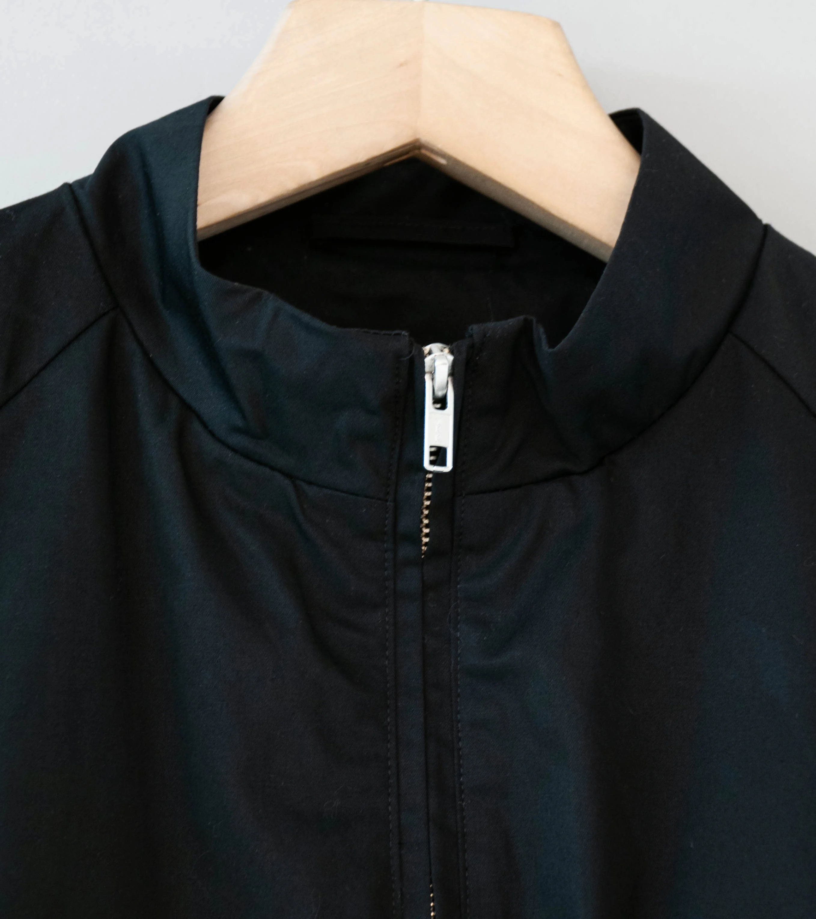 LII 'Cropped Jacket With Back Flap' (Black) - Image 7
