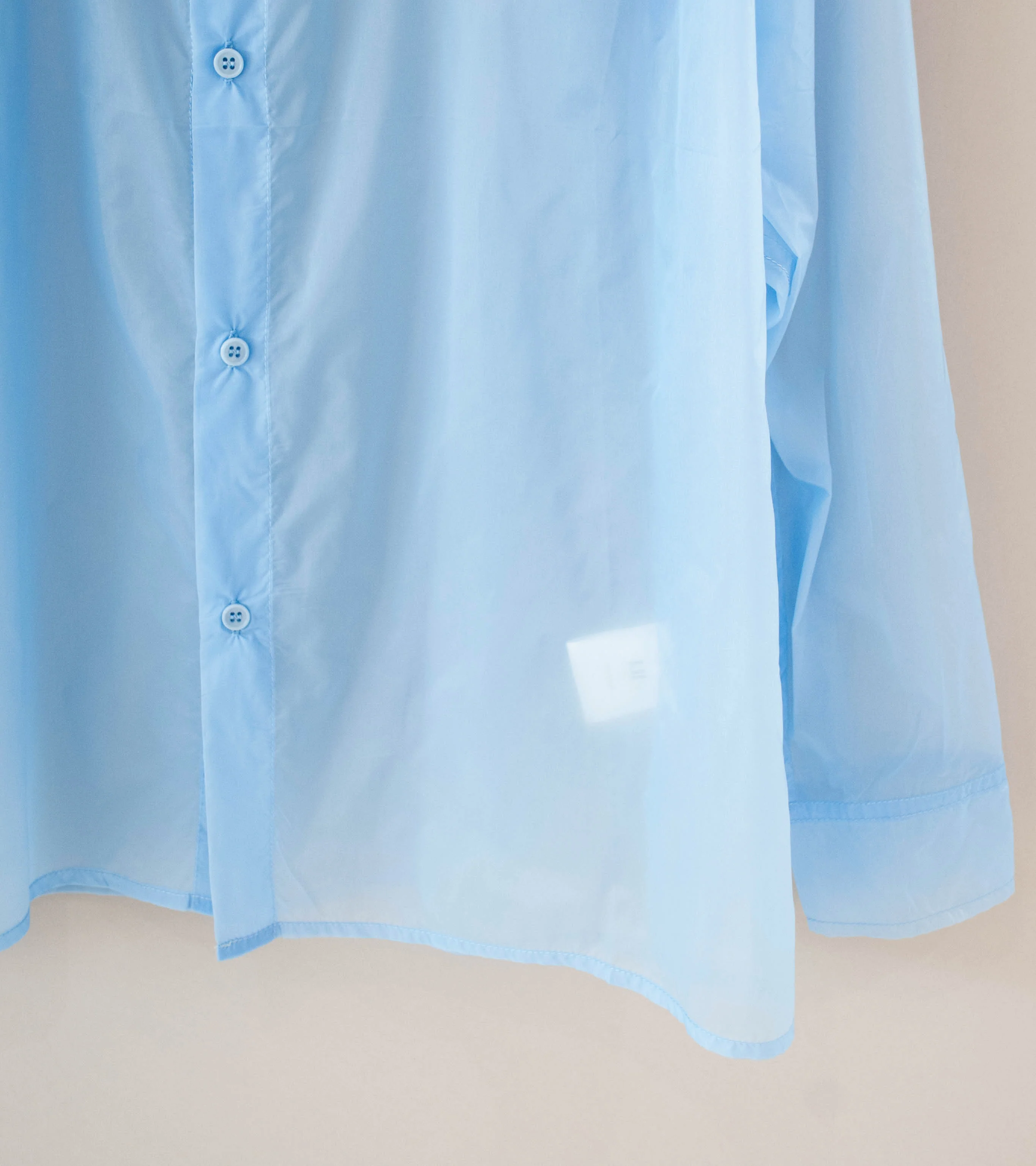 LII 'Sheer Long Sleeve Shirt' (Blue) - Image 3