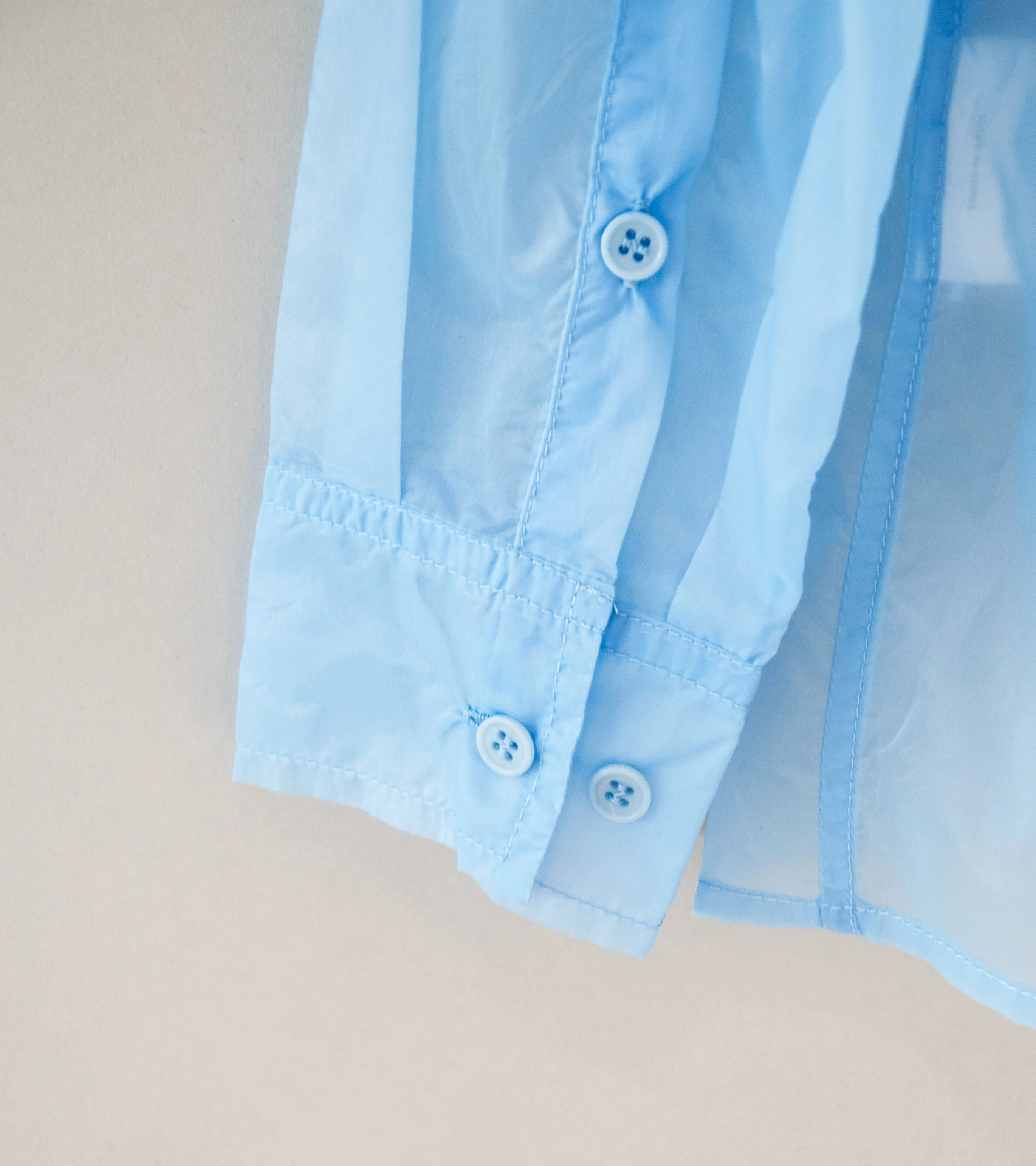 LII 'Sheer Long Sleeve Shirt' (Blue) - Image 6