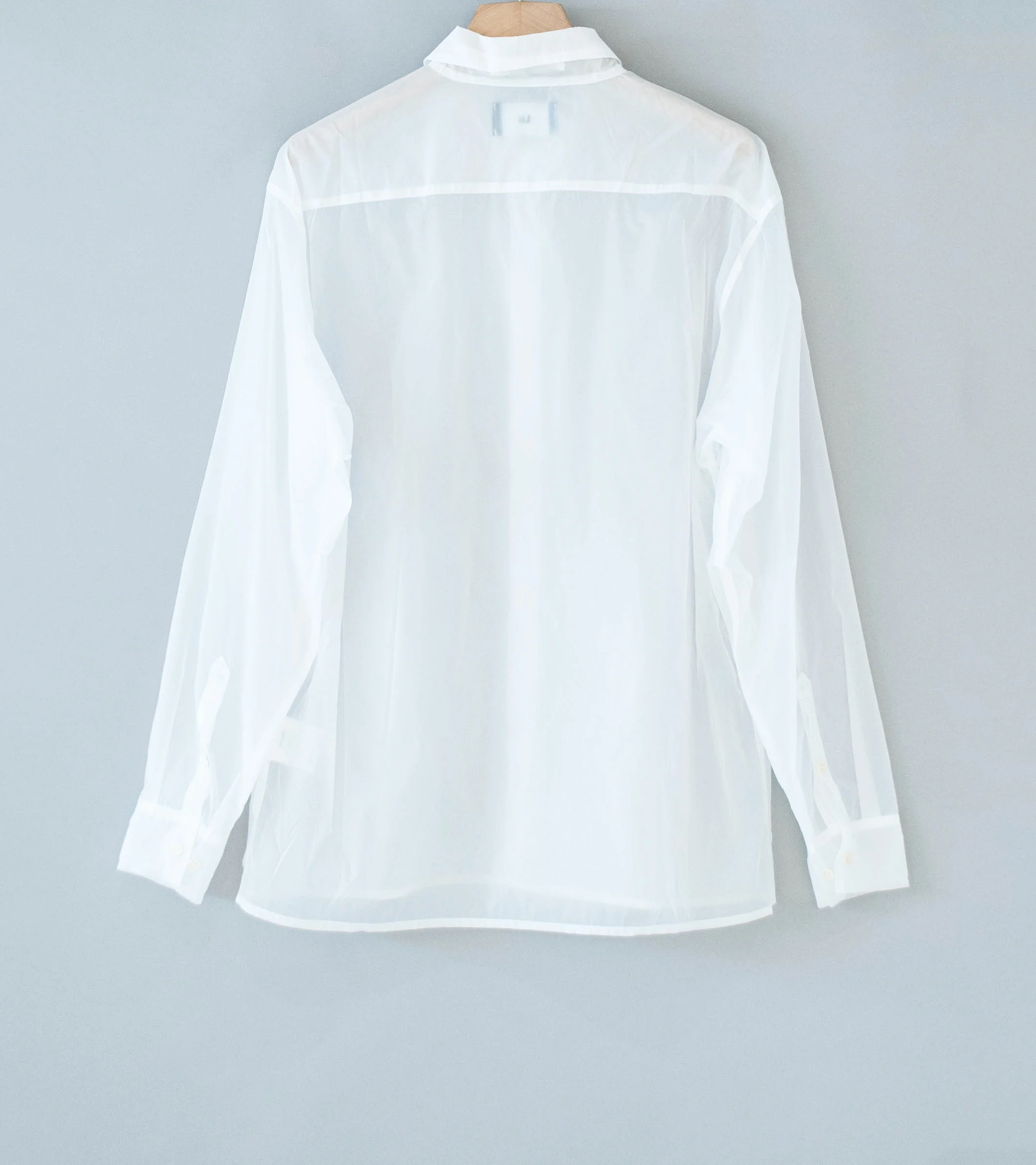 LII 'Sheer Long Sleeve Shirt' (White) - Image 5