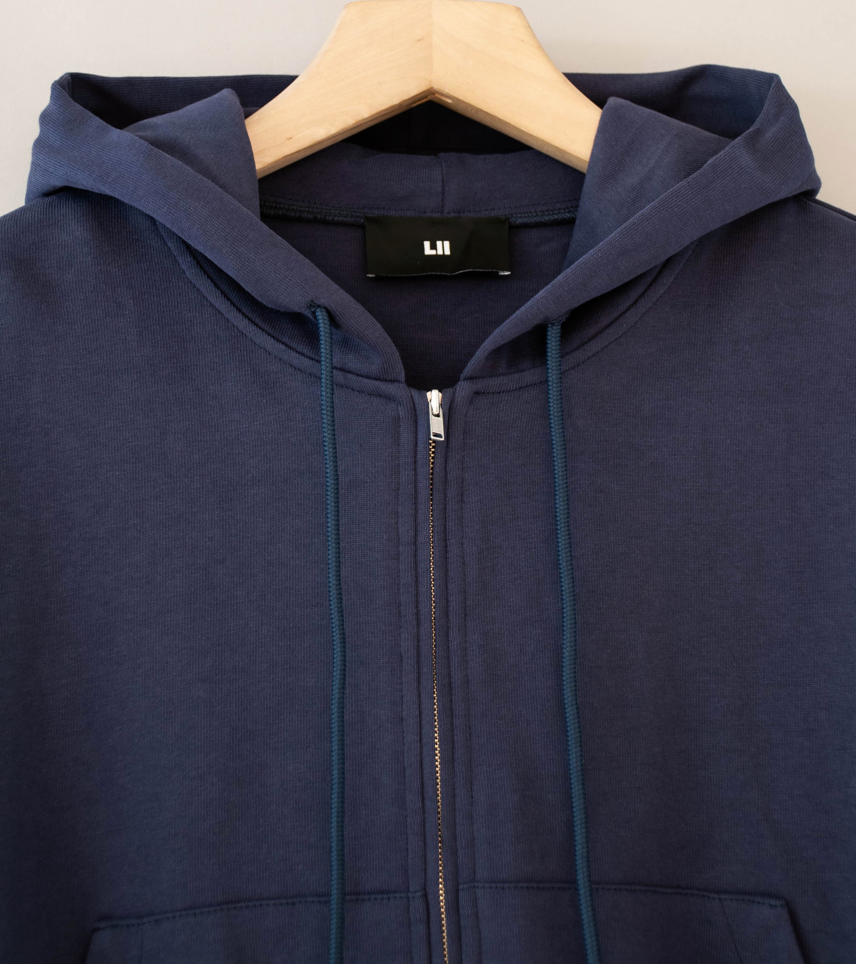 LII 'Wide Band Zip Hoodie' (Navy) - Image 7