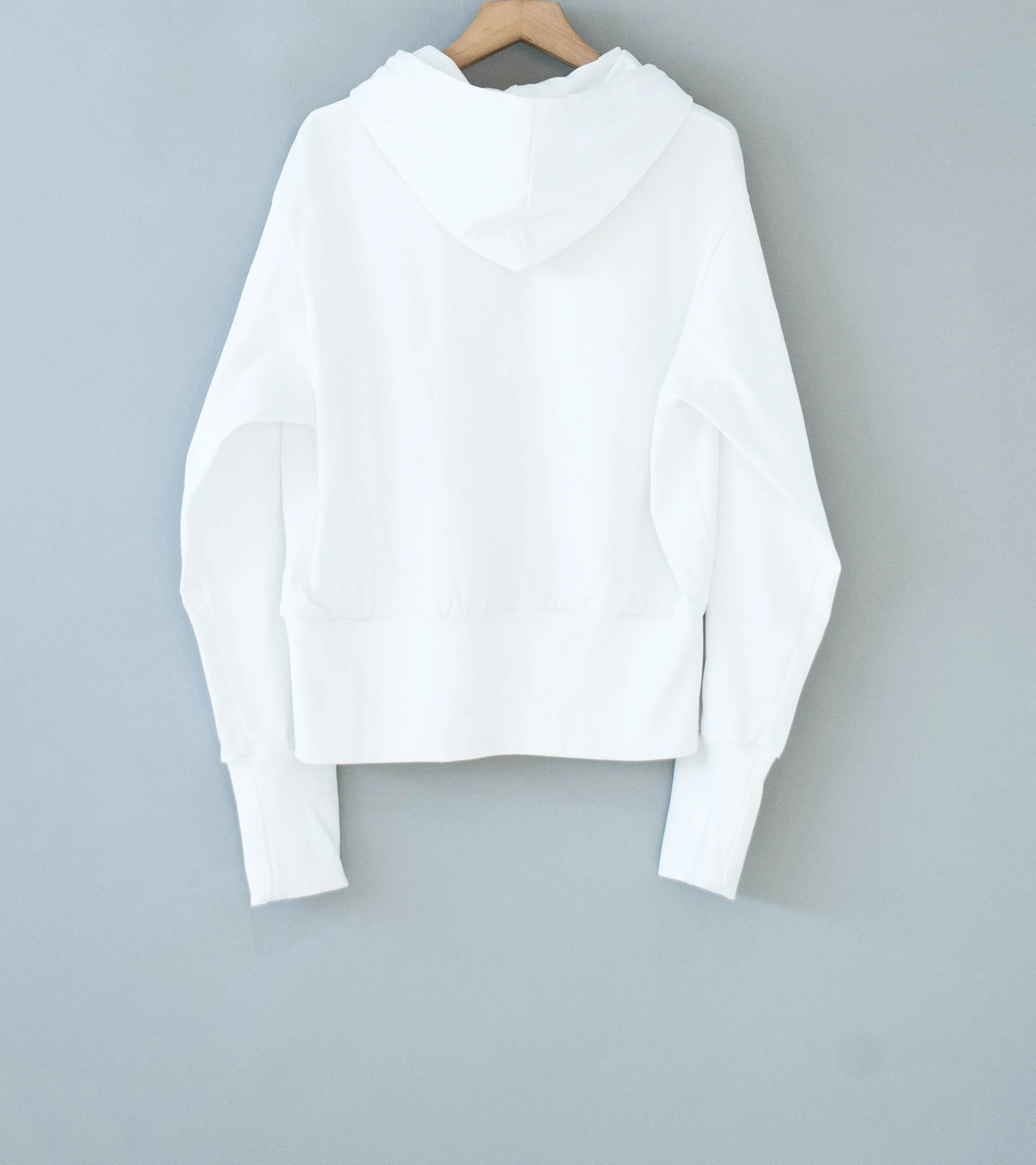 LII 'Wide Band Zip Hoodie' (White) - Image 8