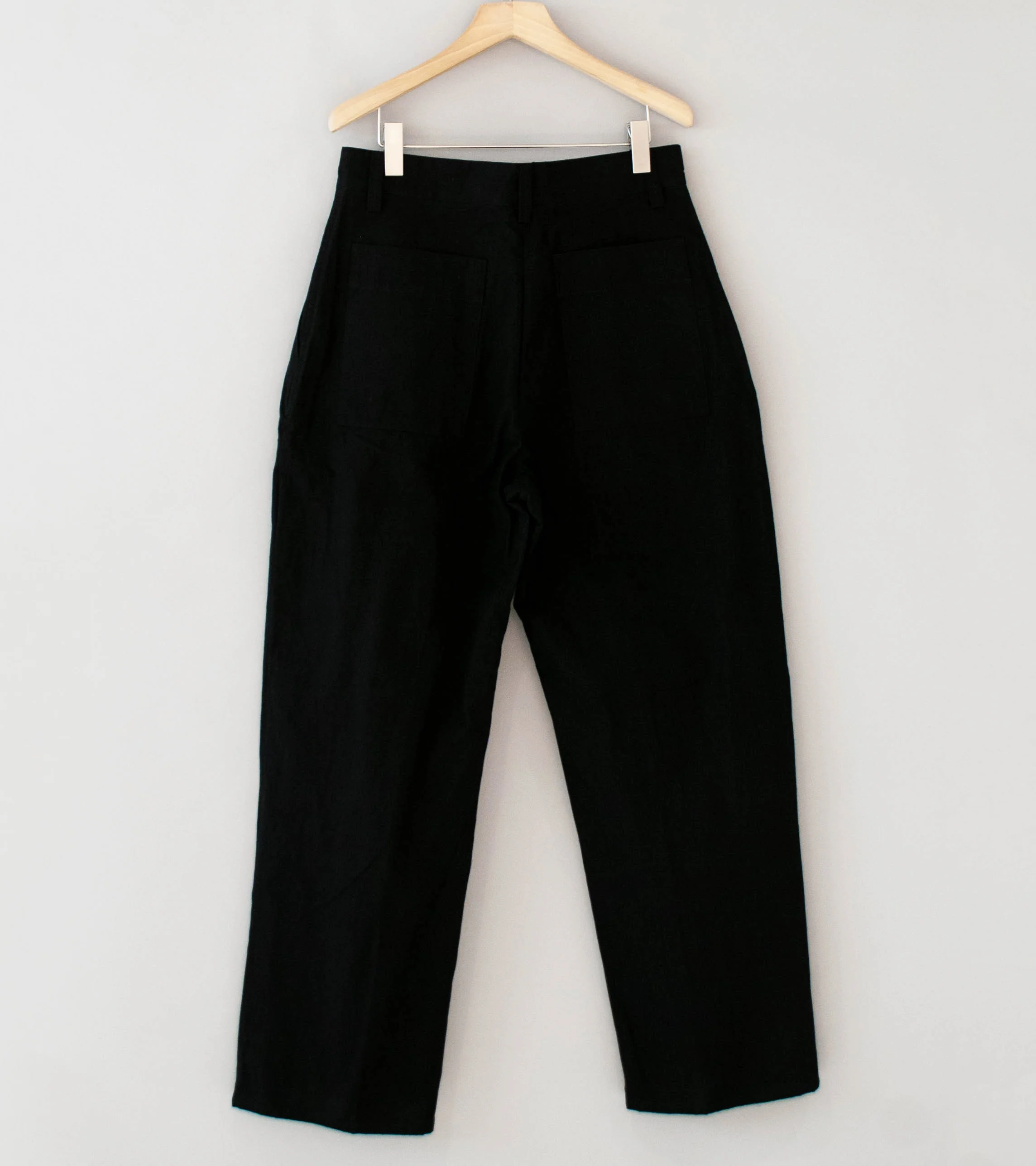 MAN-TLE 'R20 P4 Wide Pants' (Black Wax) - Image 5