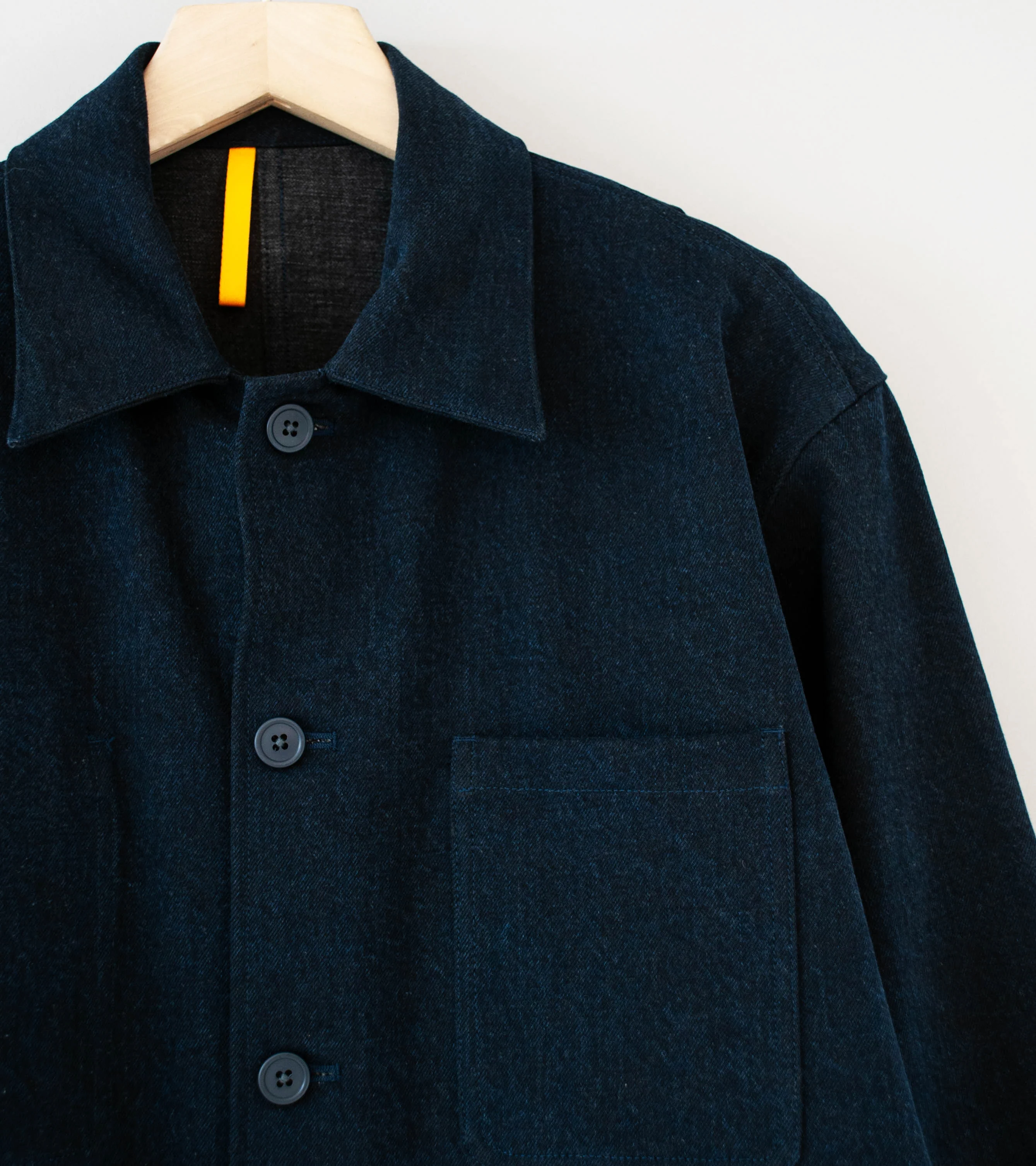 MAN-TLE 'R20 J2 Jebok Jacket' (Blue Sumi Organic Denim) - Image 2