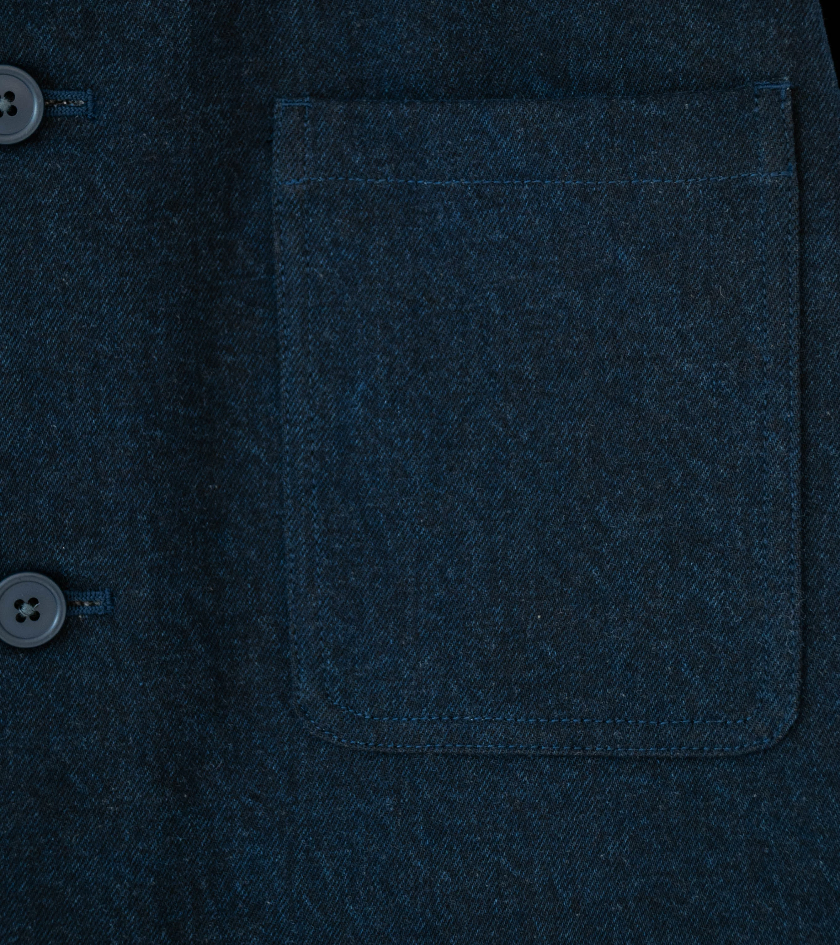 MAN-TLE 'R20 J2 Jebok Jacket' (Blue Sumi Organic Denim) - Image 3