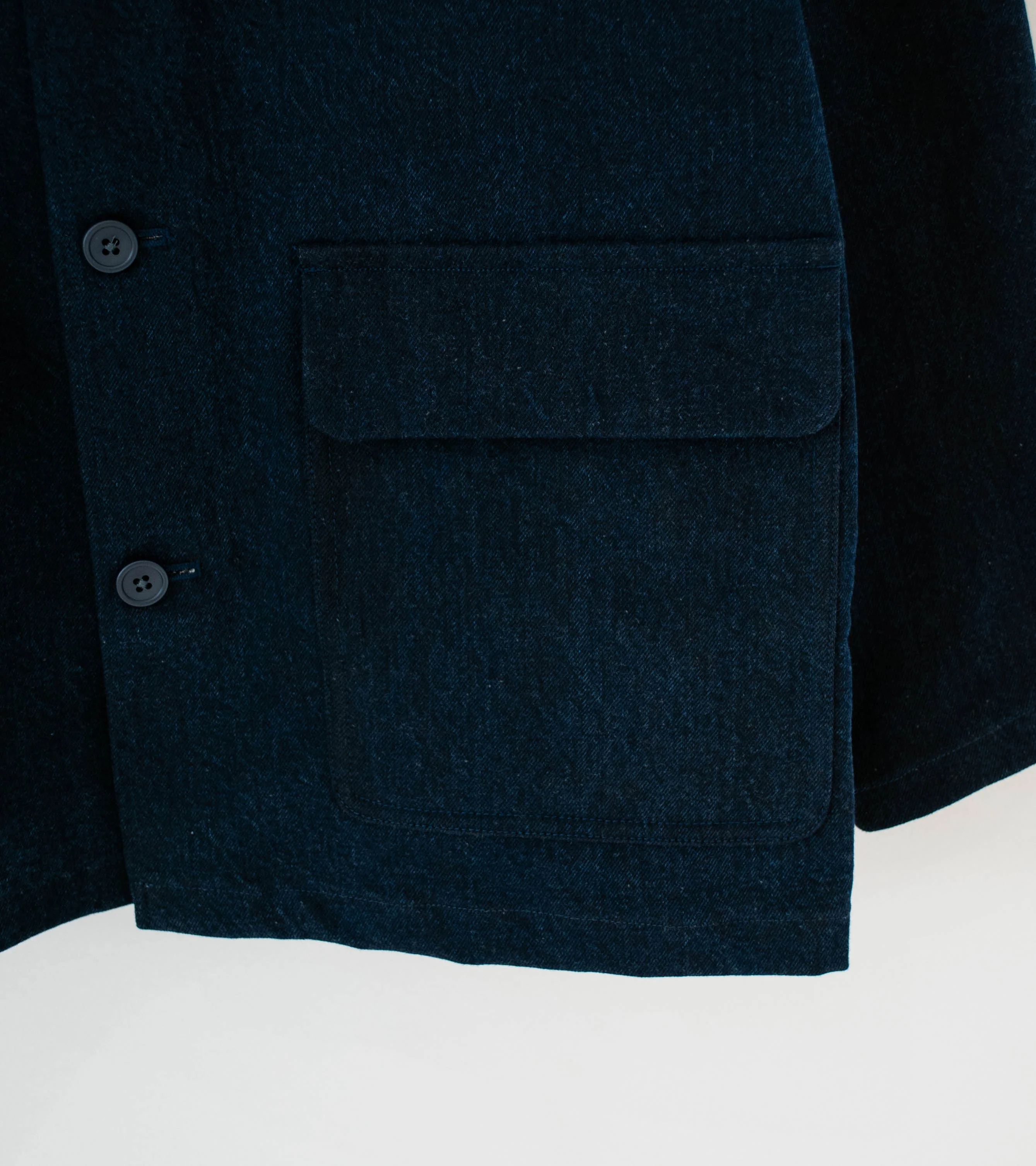 MAN-TLE 'R20 J2 Jebok Jacket' (Blue Sumi Organic Denim) - Image 4