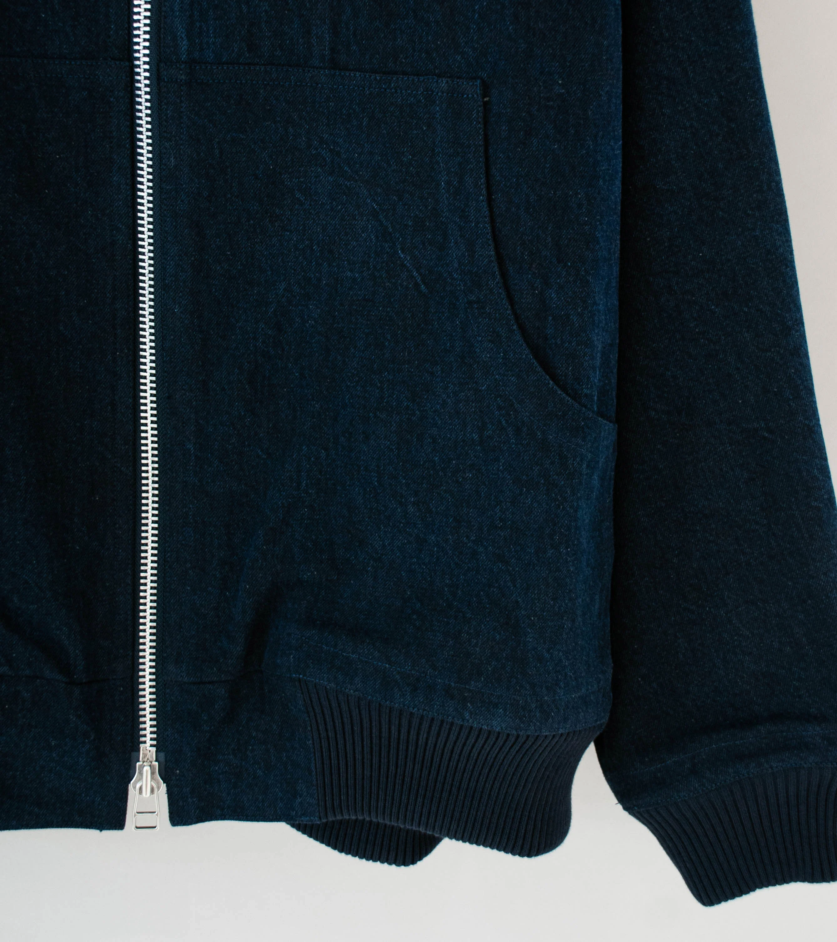 MAN-TLE 'R20 J3 Jebok Parka' (Blue Sumi Organic Denim) - Image 3