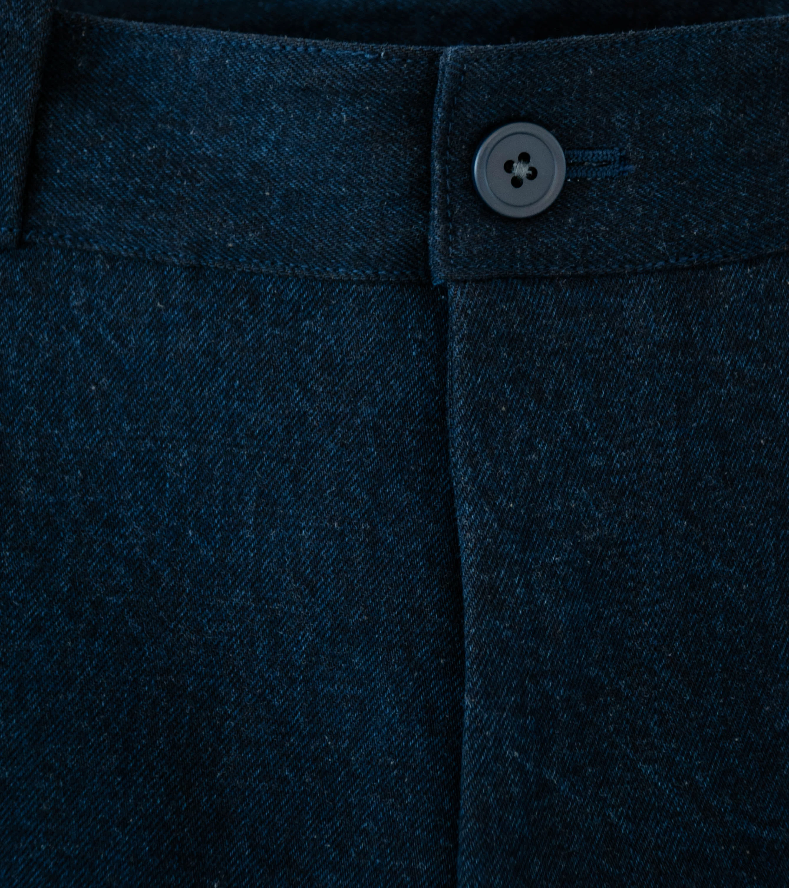 MAN-TLE 'R20 J5 Jebok Pants' (Blue Sumi Organic Denim) - Image 4