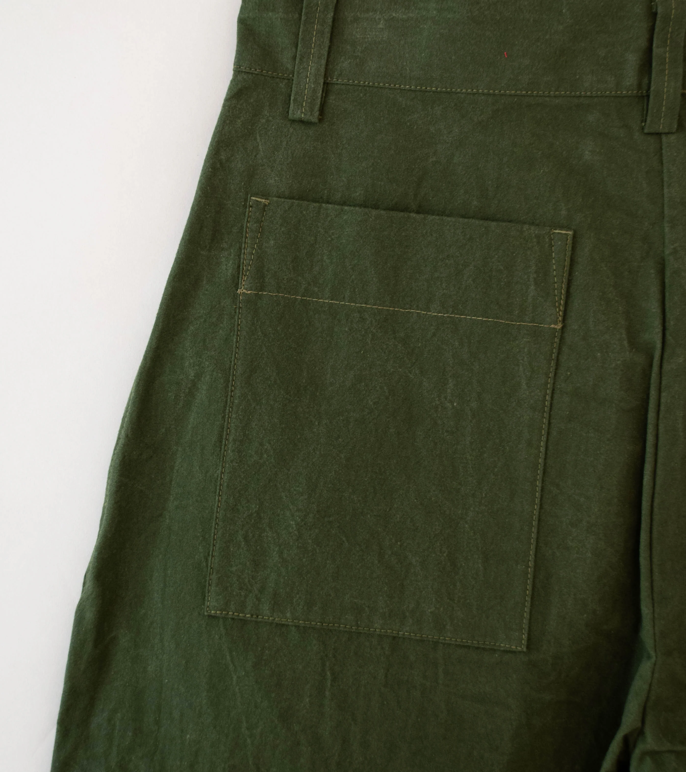 MAN-TLE 'R20 P4 Wide Pants' (Woodland Wax) - Image 6