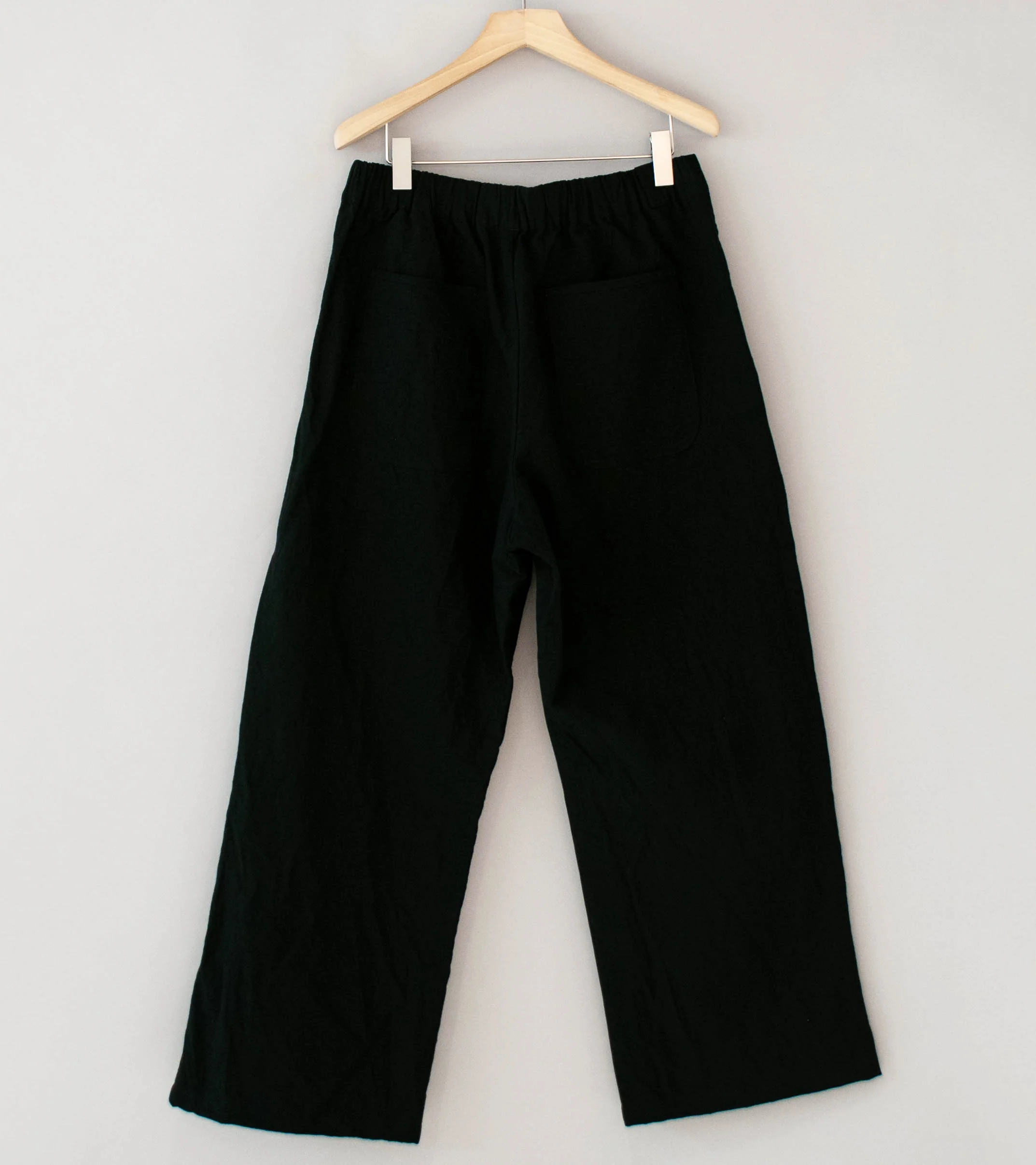 MAN-TLE 'R20 P5 Solid Pants' (Black Linen) - Image 5