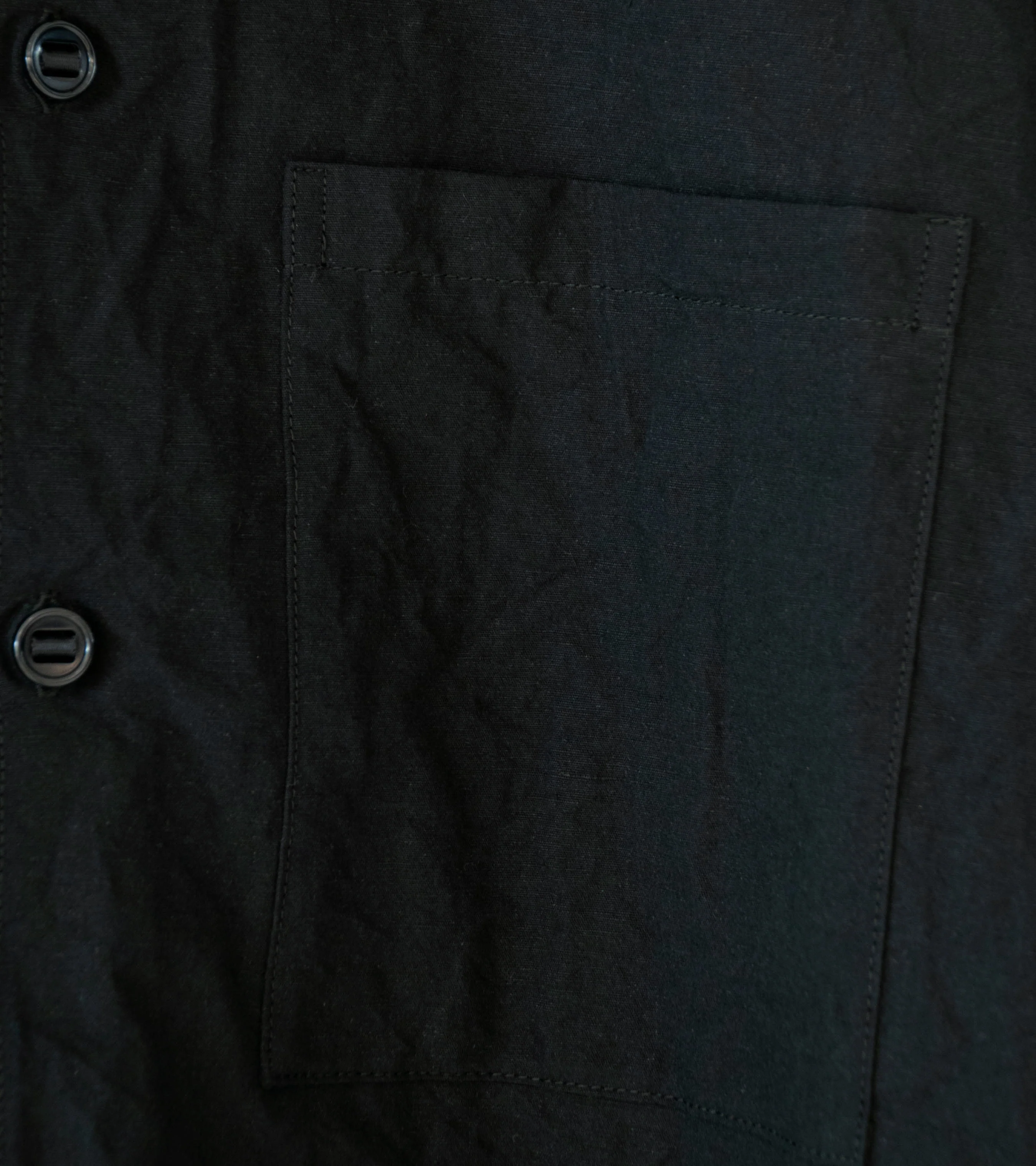 MAN-TLE 'R20 S1 New Shirt 1' (Black Linen) - Image 3