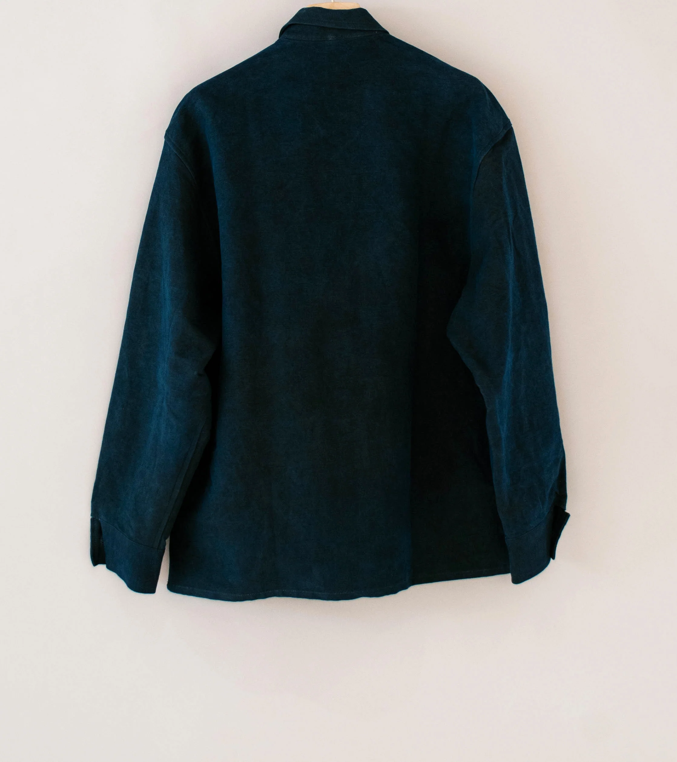 MAN-TLE 'R20 S5 Shop Shirt' (Sumi Indigo Double Cloth) - Image 7