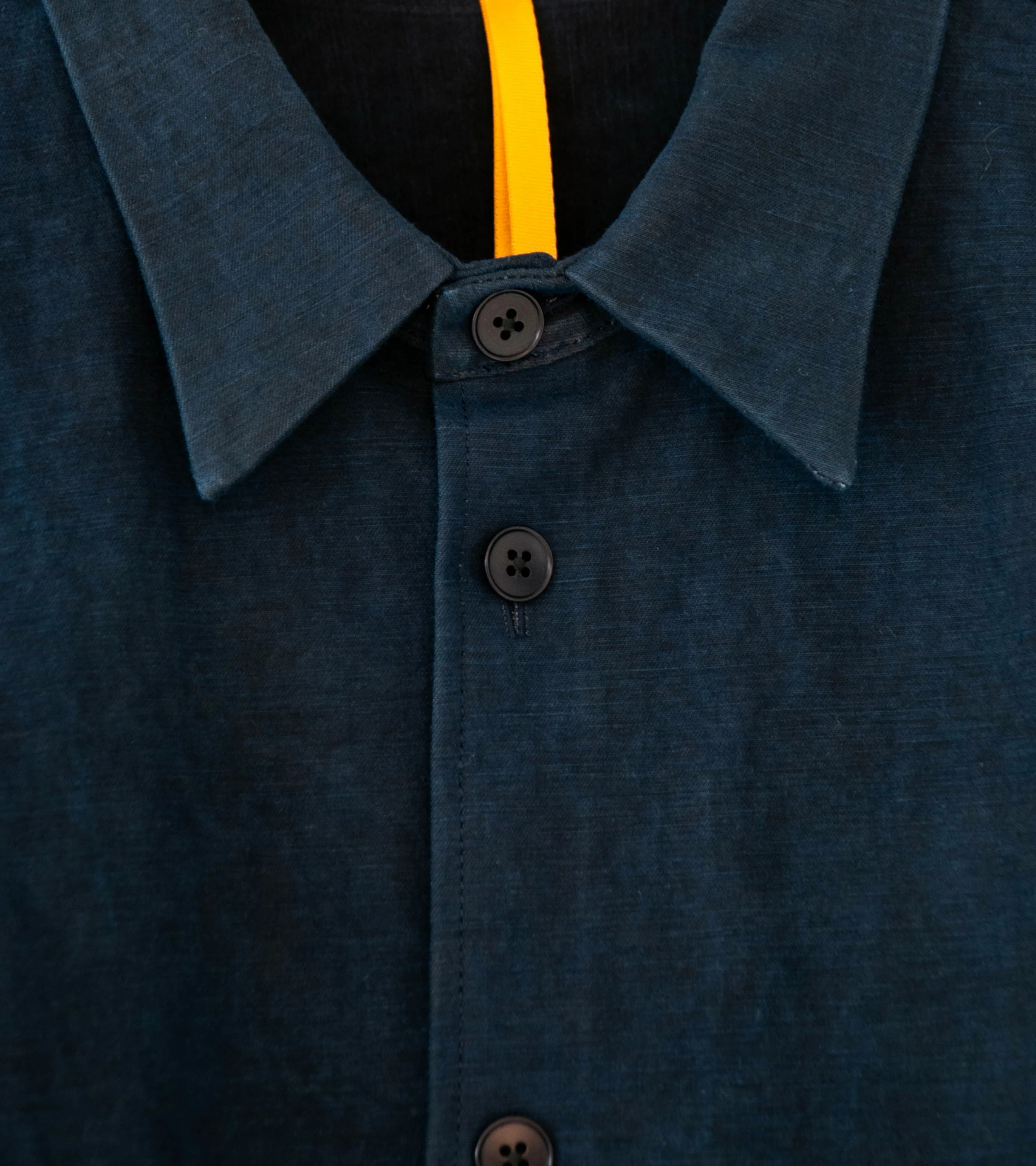 MAN-TLE 'R20 S8 Weather Shirt Pocket' (Sumi Indigo Double Cloth) - Image 5