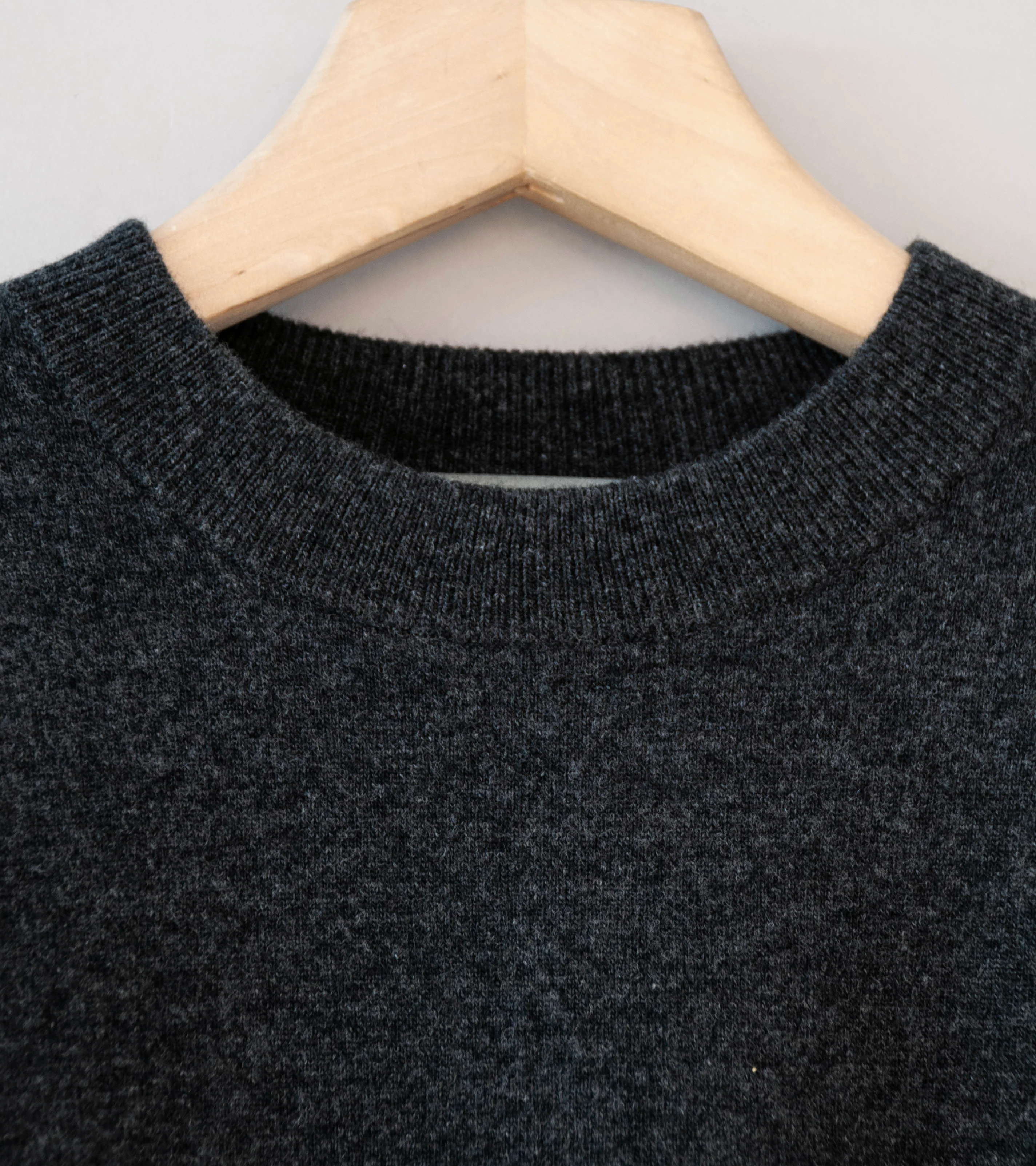 Margaret Howell 'Bonded Sweatshirt' (Storm Grey Cashmere Merino) - Image 5