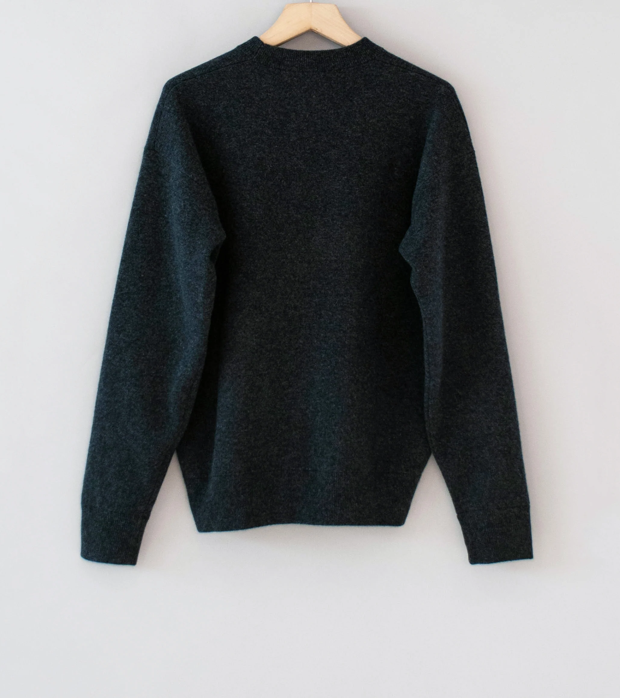 Margaret Howell 'Bonded Sweatshirt' (Storm Grey Cashmere Merino) - Image 6