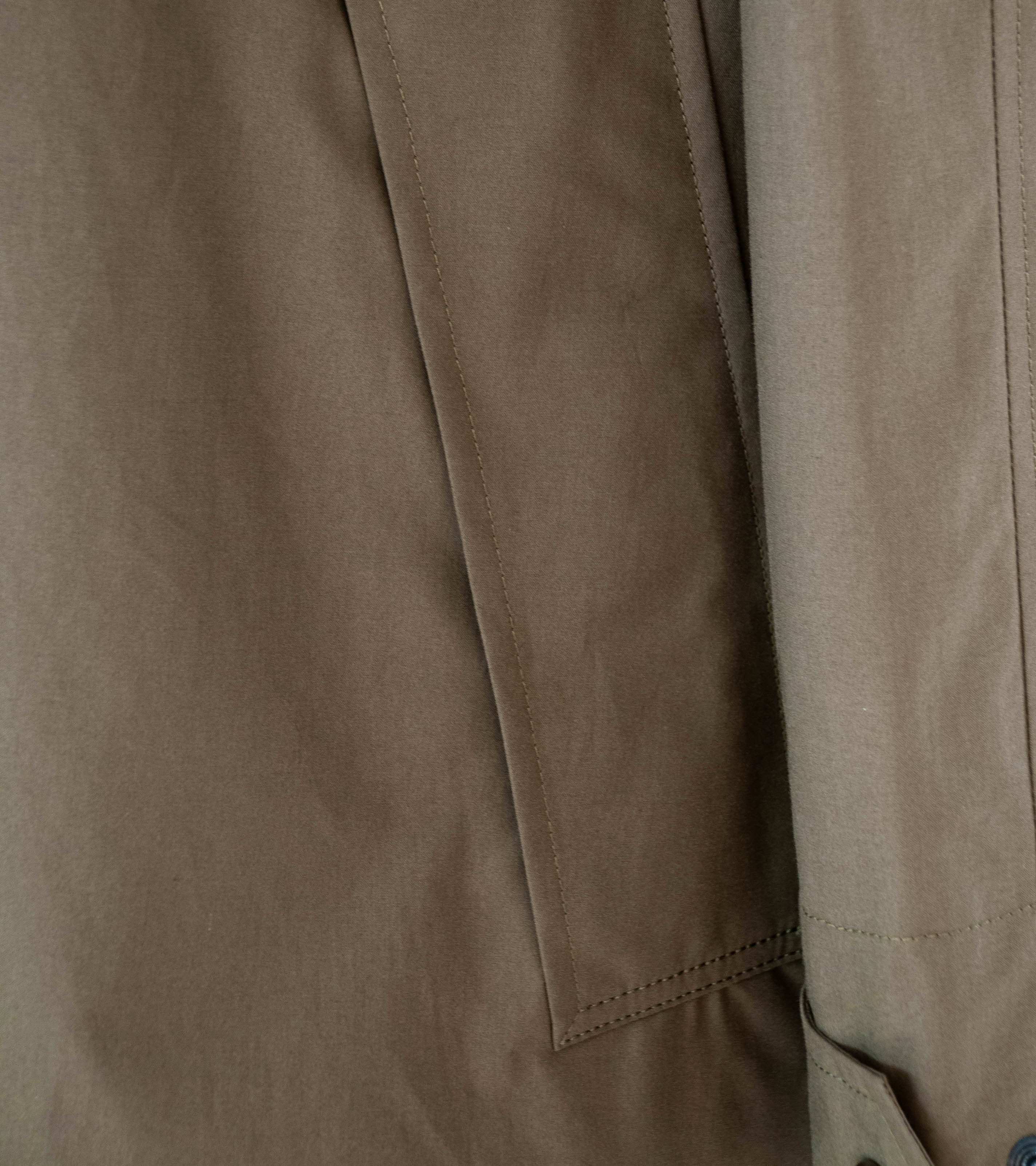 Margaret Howell 'Lightweight Mac' (Khaki Ventile Dry Cotton Poplin) - Image 6