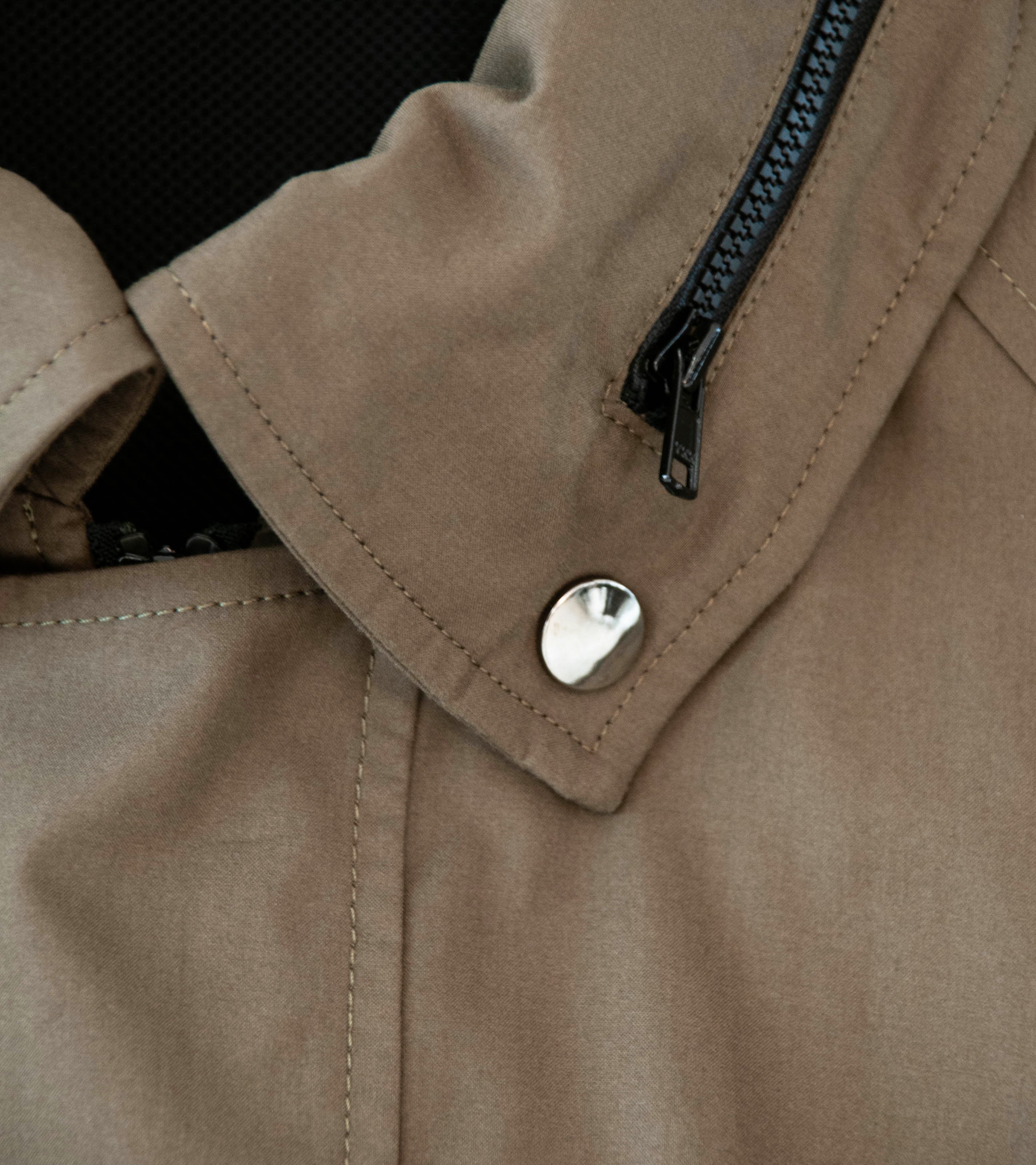 Margaret Howell 'Lightweight Mac' (Khaki Ventile Dry Cotton Poplin) - Image 8