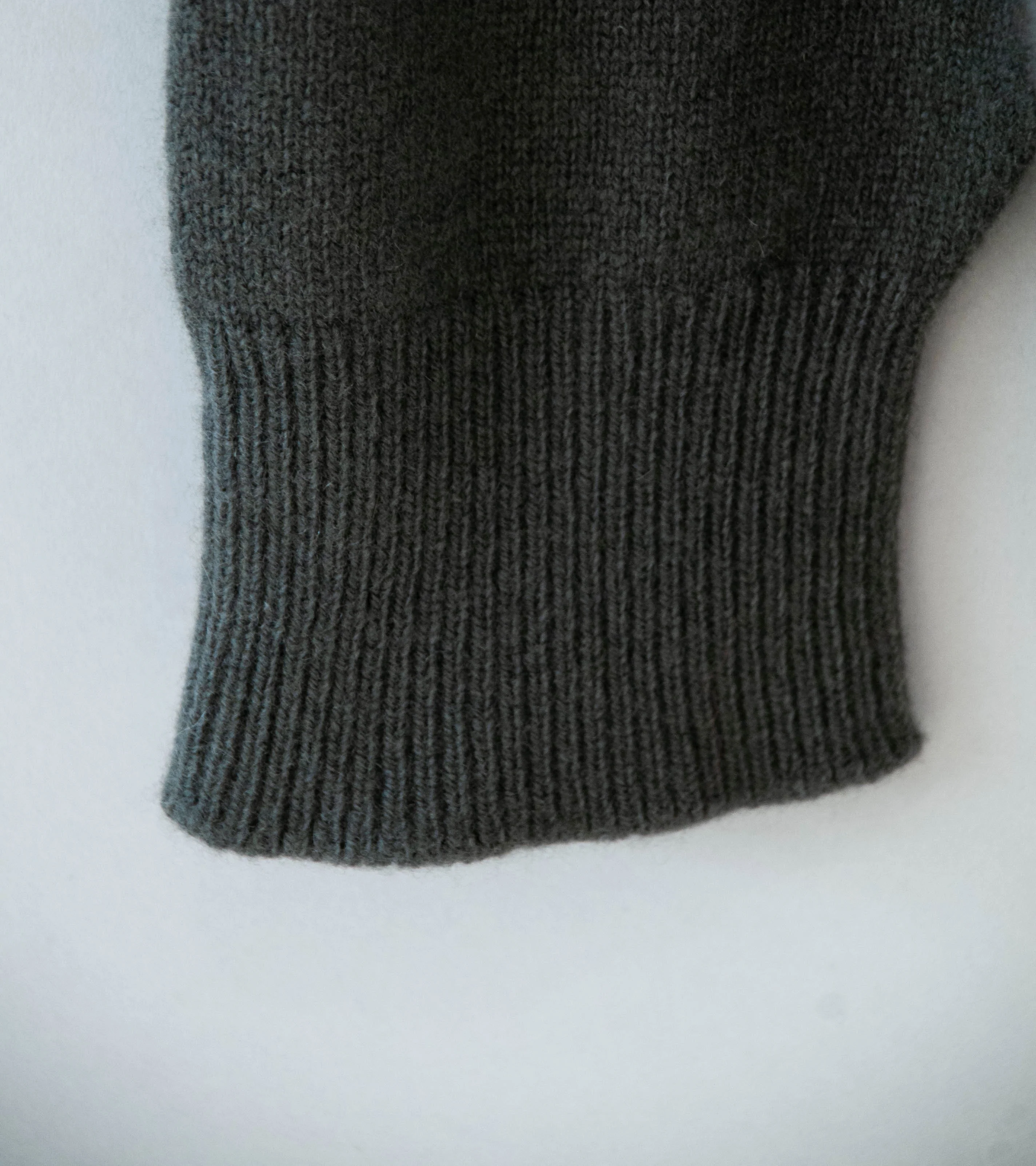 Margaret Howell 'Seamless Pocket Polo Shirt' (Graphite Cashmere Merino) - Image 5
