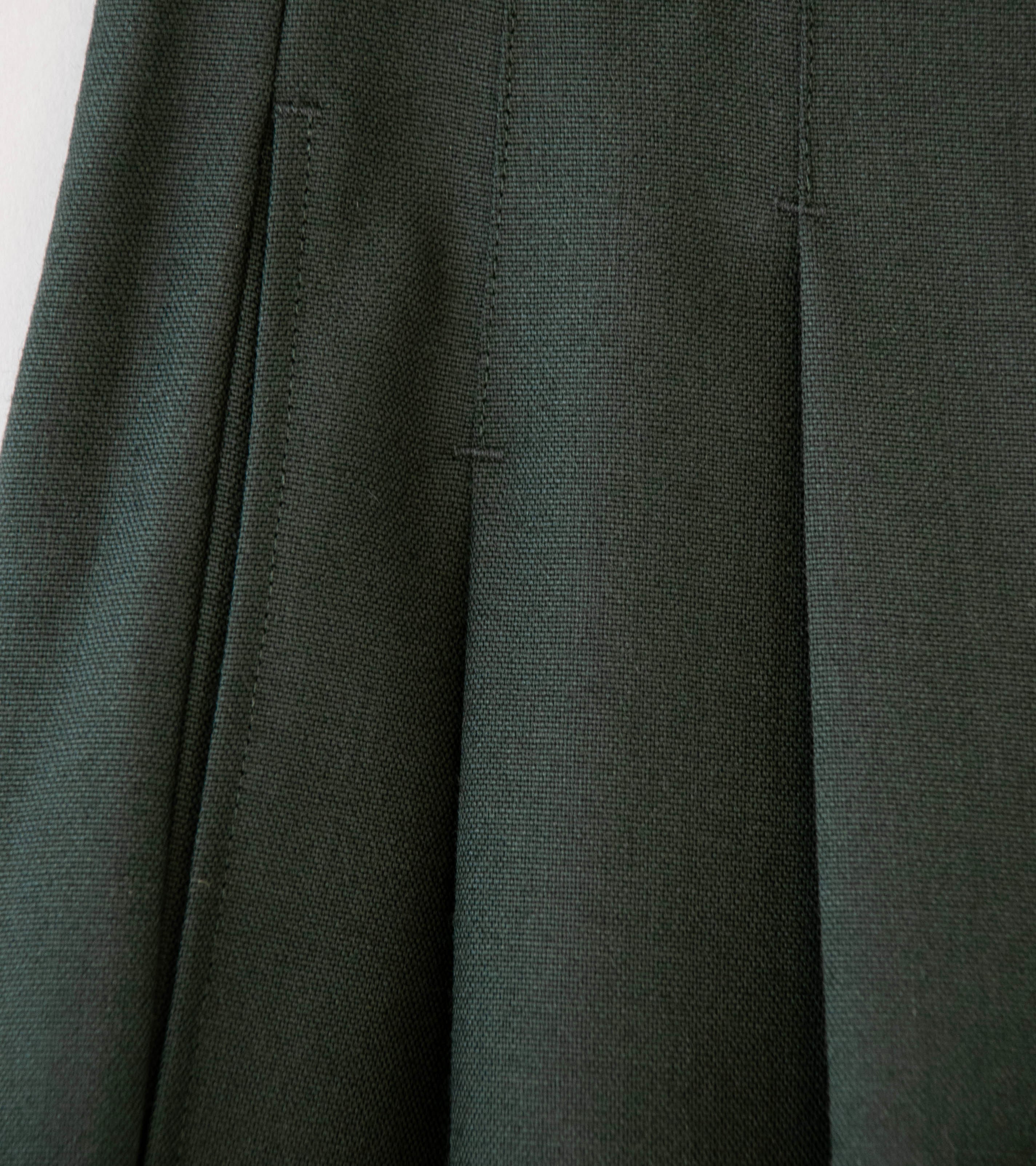 Margaret Howell 'Stitch Pleat Trousers' (Pewter Double Twisted Wool) - Image 3