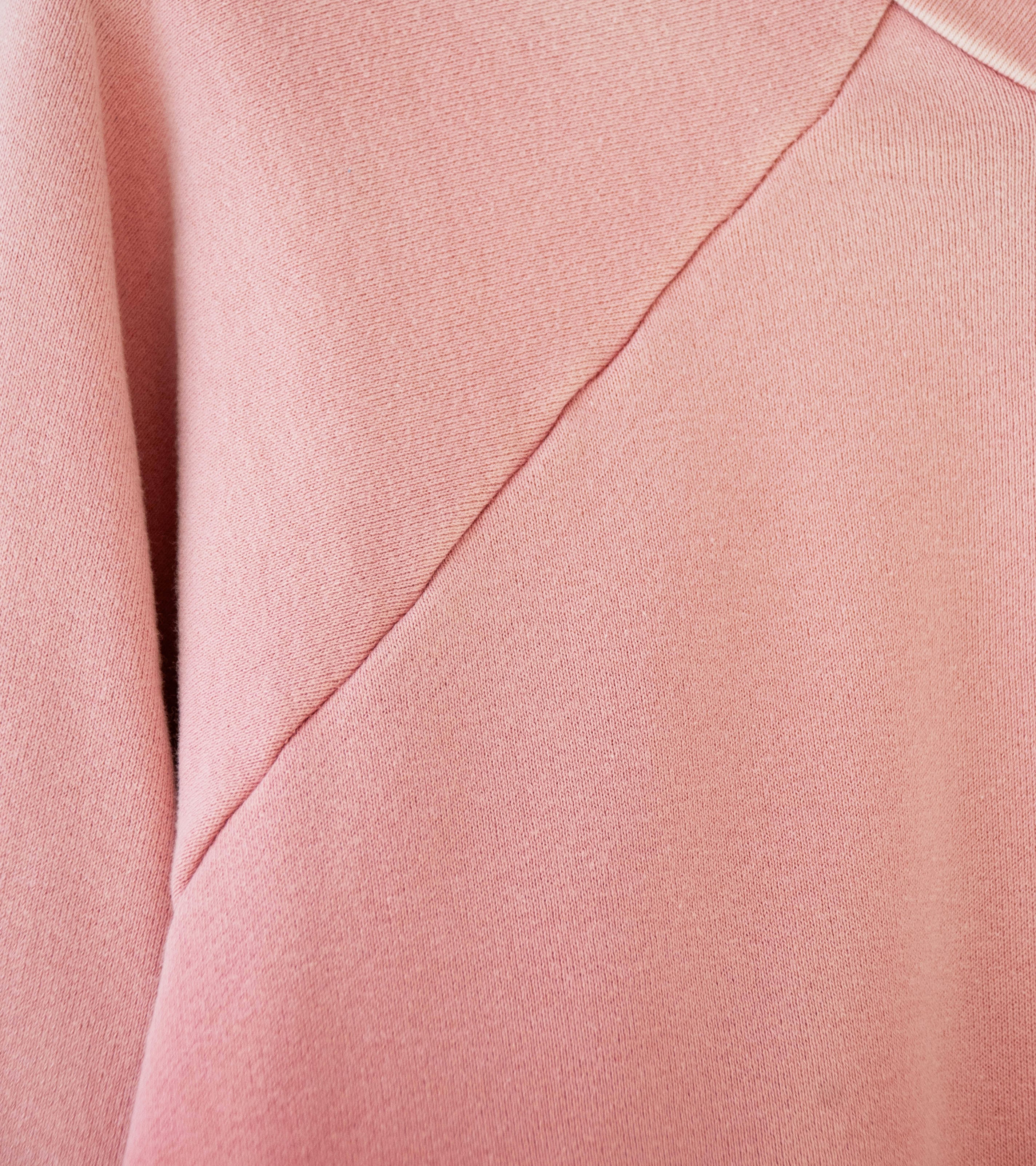 Niceness 'NAJA Distressed Sweat Double Front Pullover' (Pink) - Image 5