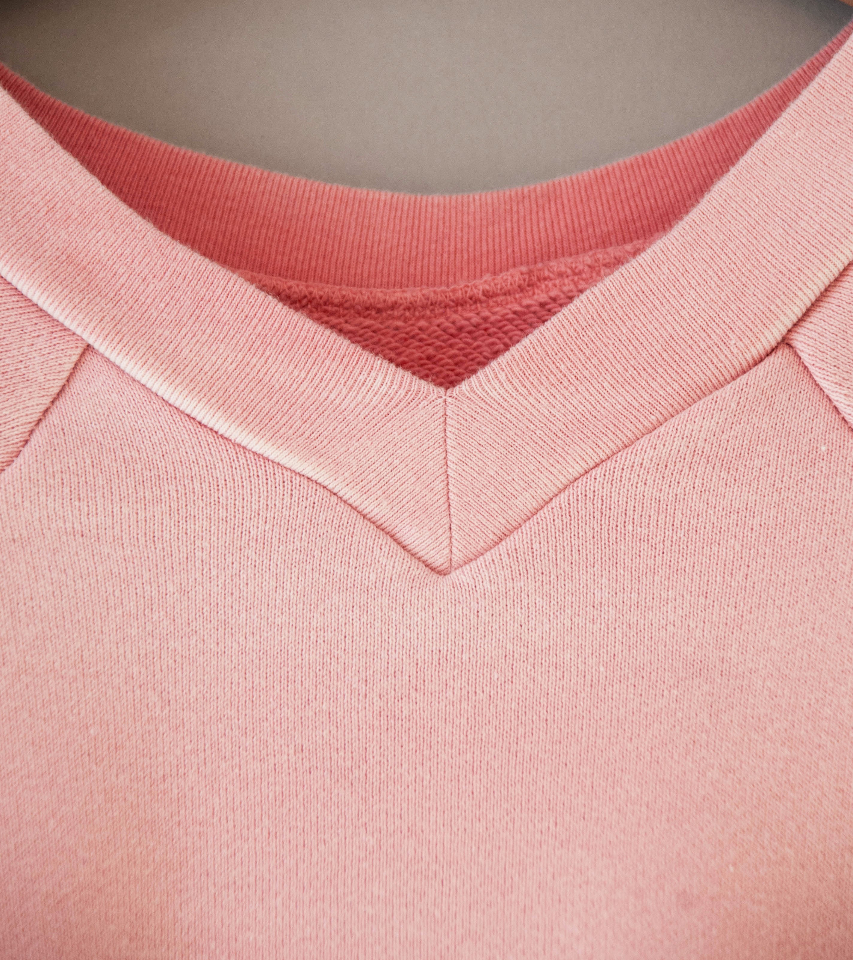 Niceness 'NAJA Distressed Sweat Double Front Pullover' (Pink) - Image 7