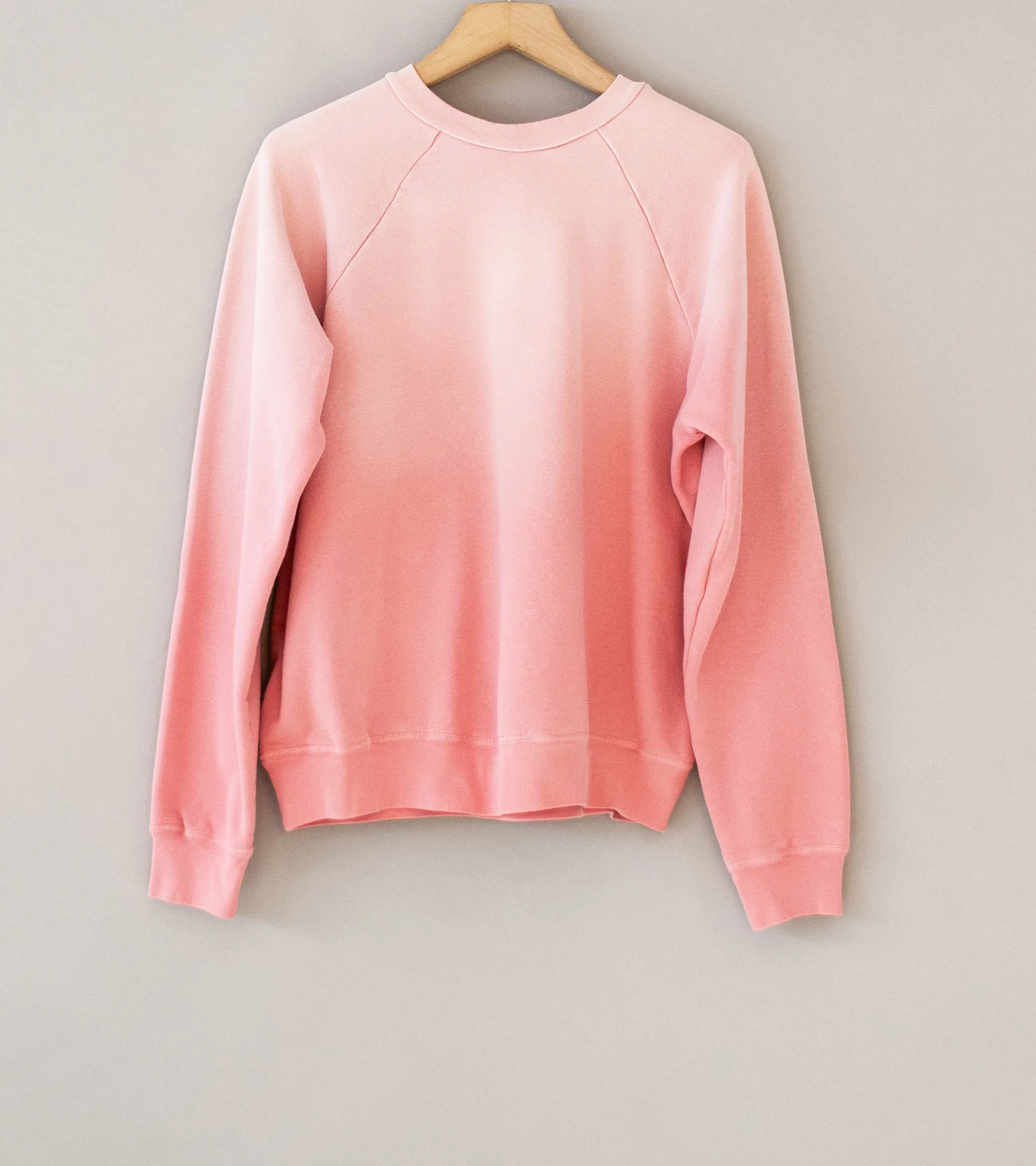 Niceness 'NAJA Distressed Sweat Double Front Pullover' (Pink) - Image 8