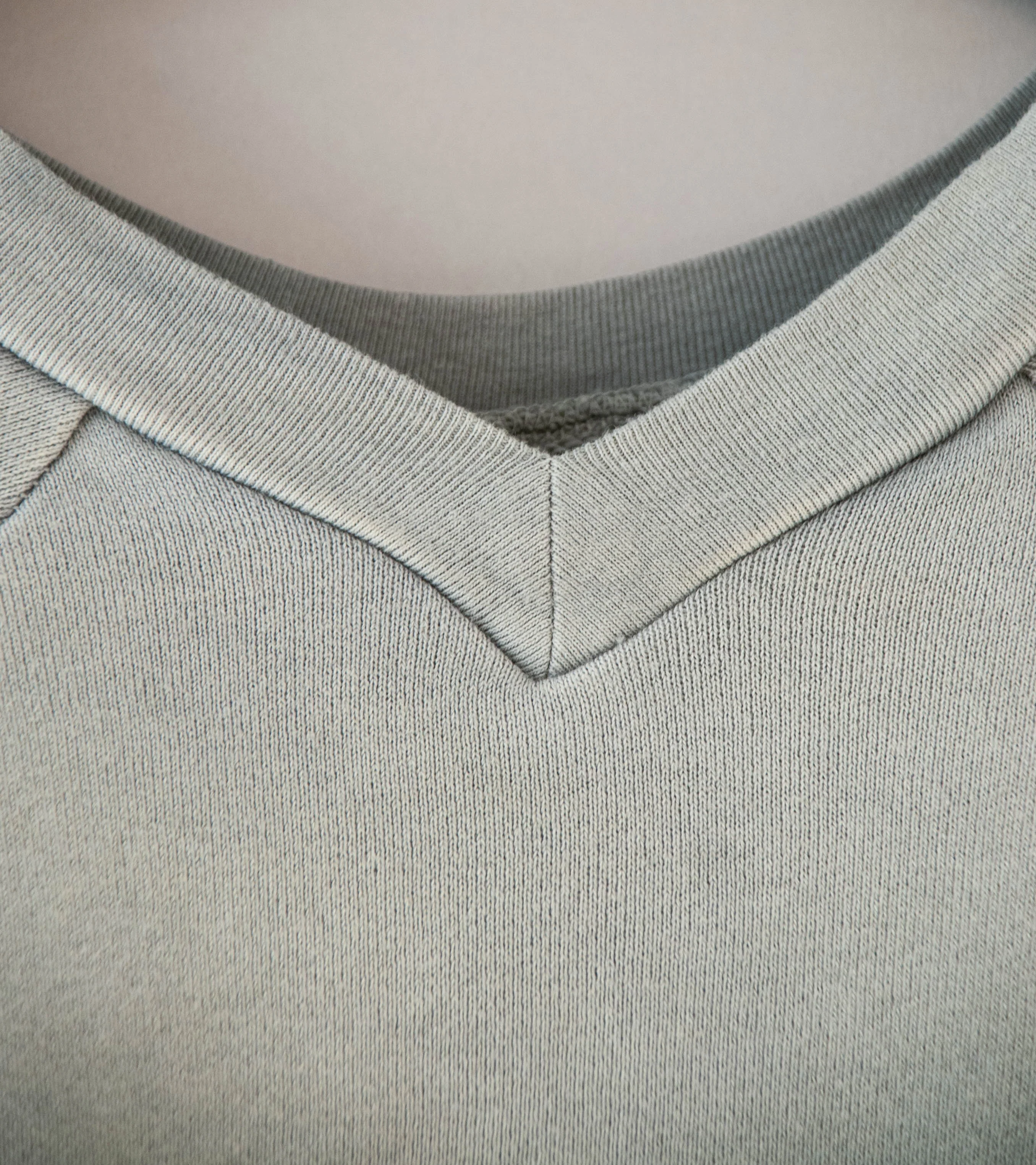 Niceness 'NAJA Distressed Sweat Double Front Pullover' (Gray) - Image 7