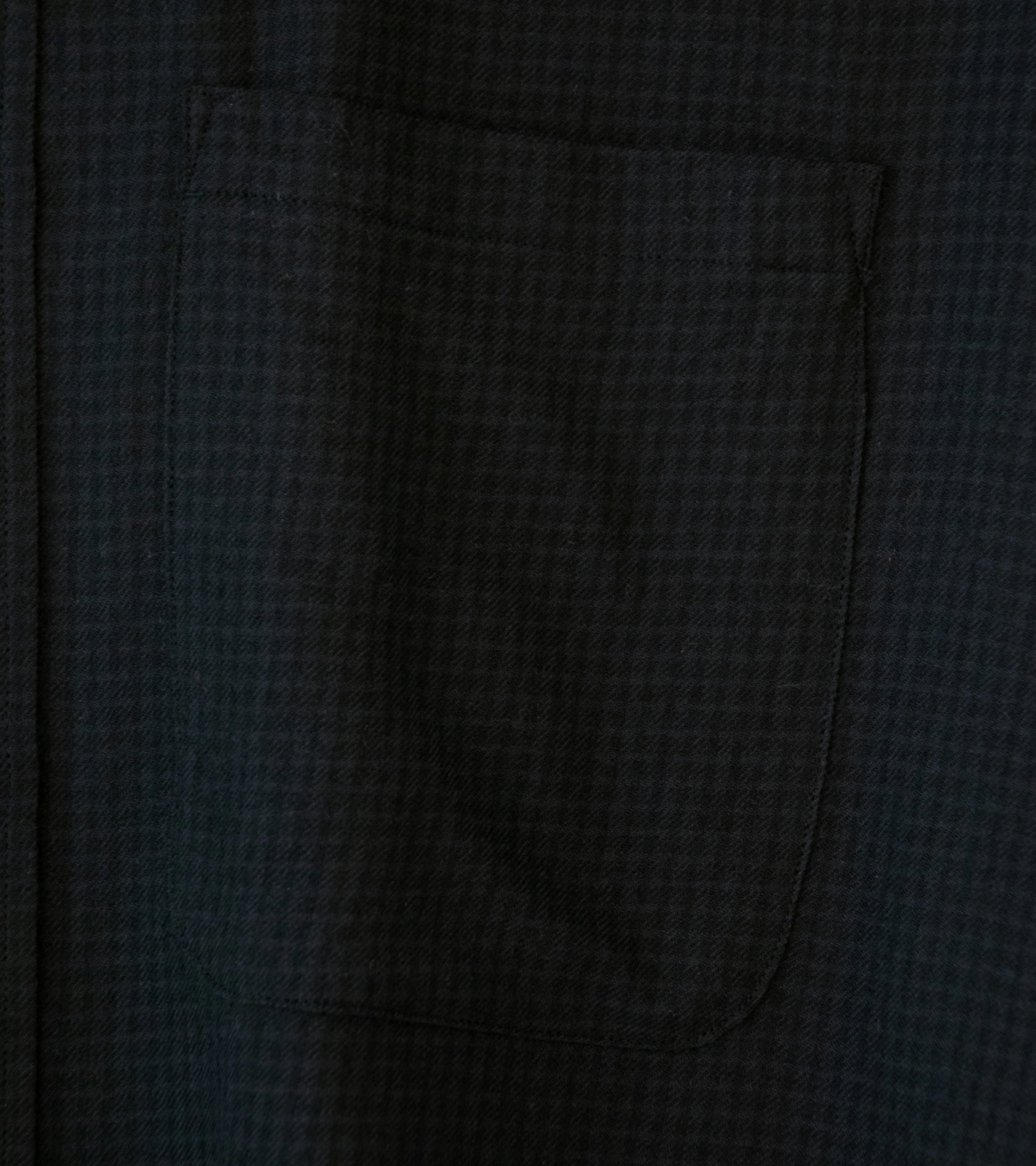 Niceness 'S.COIL Super 140's Open Collar Dress Shirt' (Black) - Image 3
