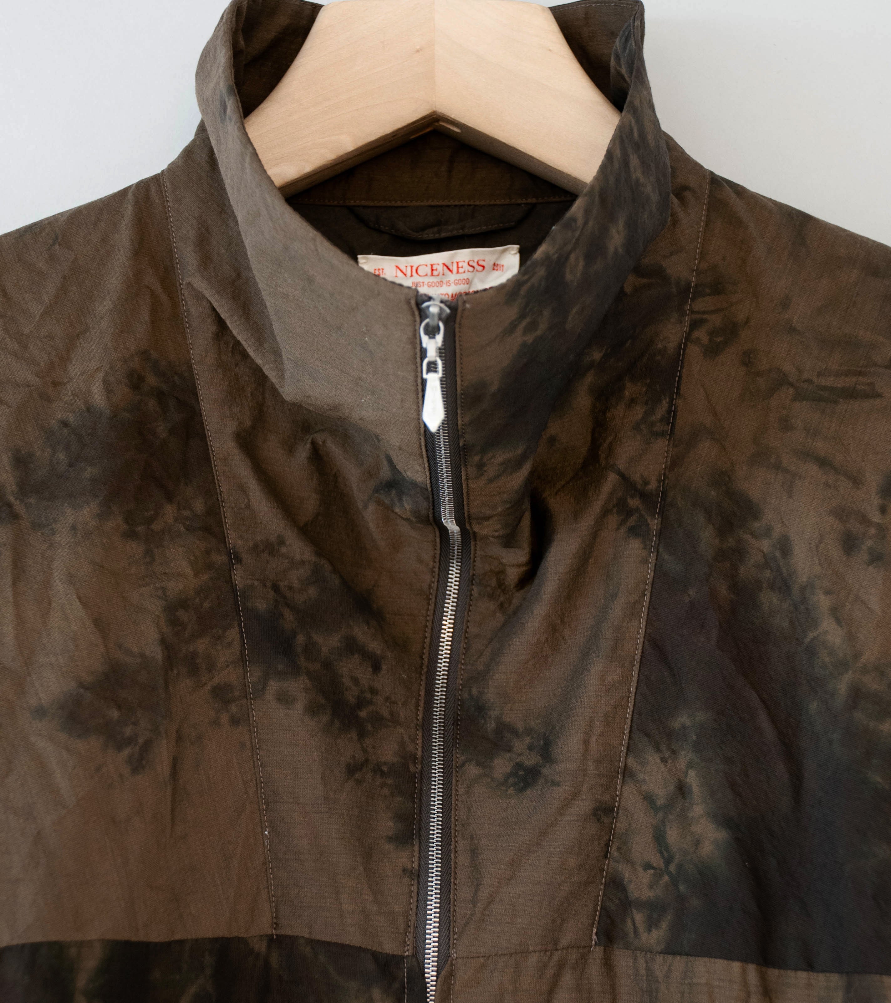 Niceness 'T.PHAROAH Techwool Balloon Jacket' (Brown) - Image 7